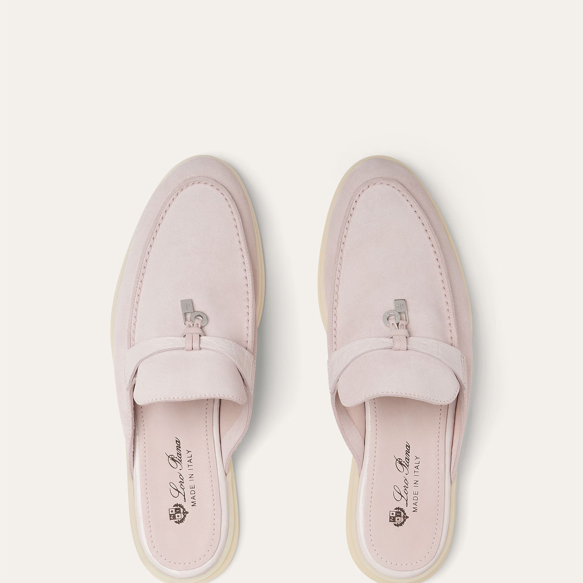 Loro Piana Charms Walk Babouche Loafer in Suede