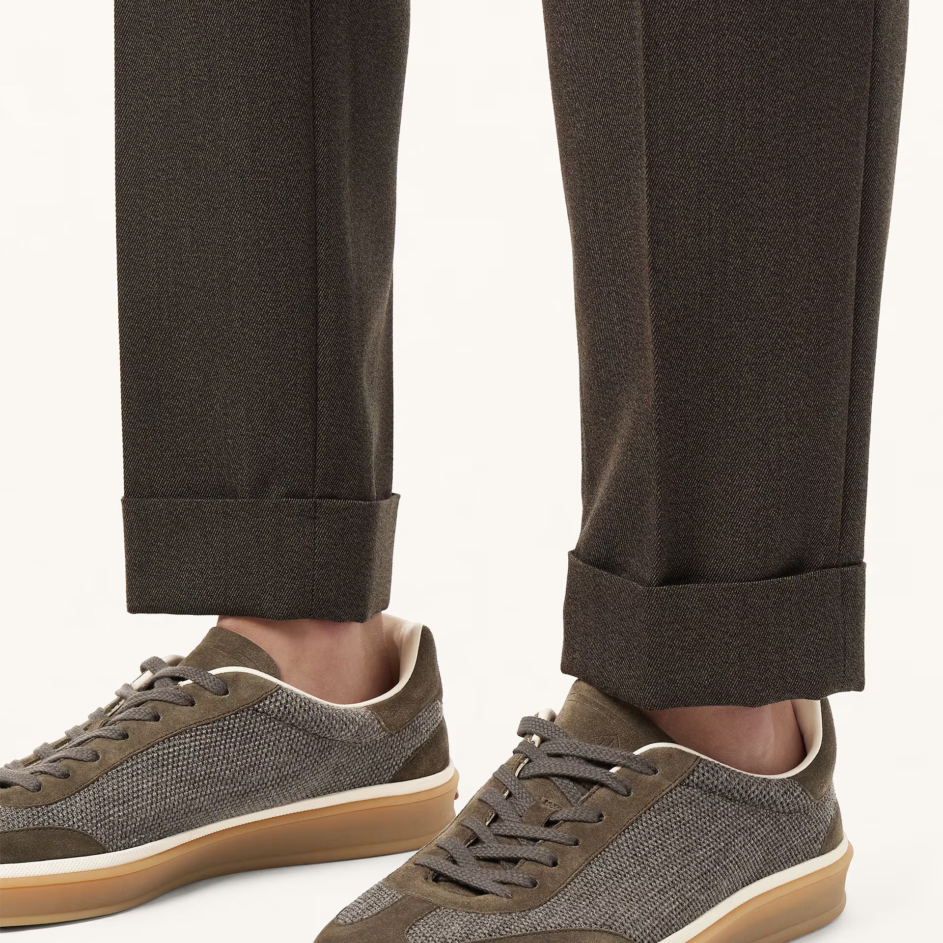 Loro Piana Tennis Walk Sneaker in Pecora Nera®