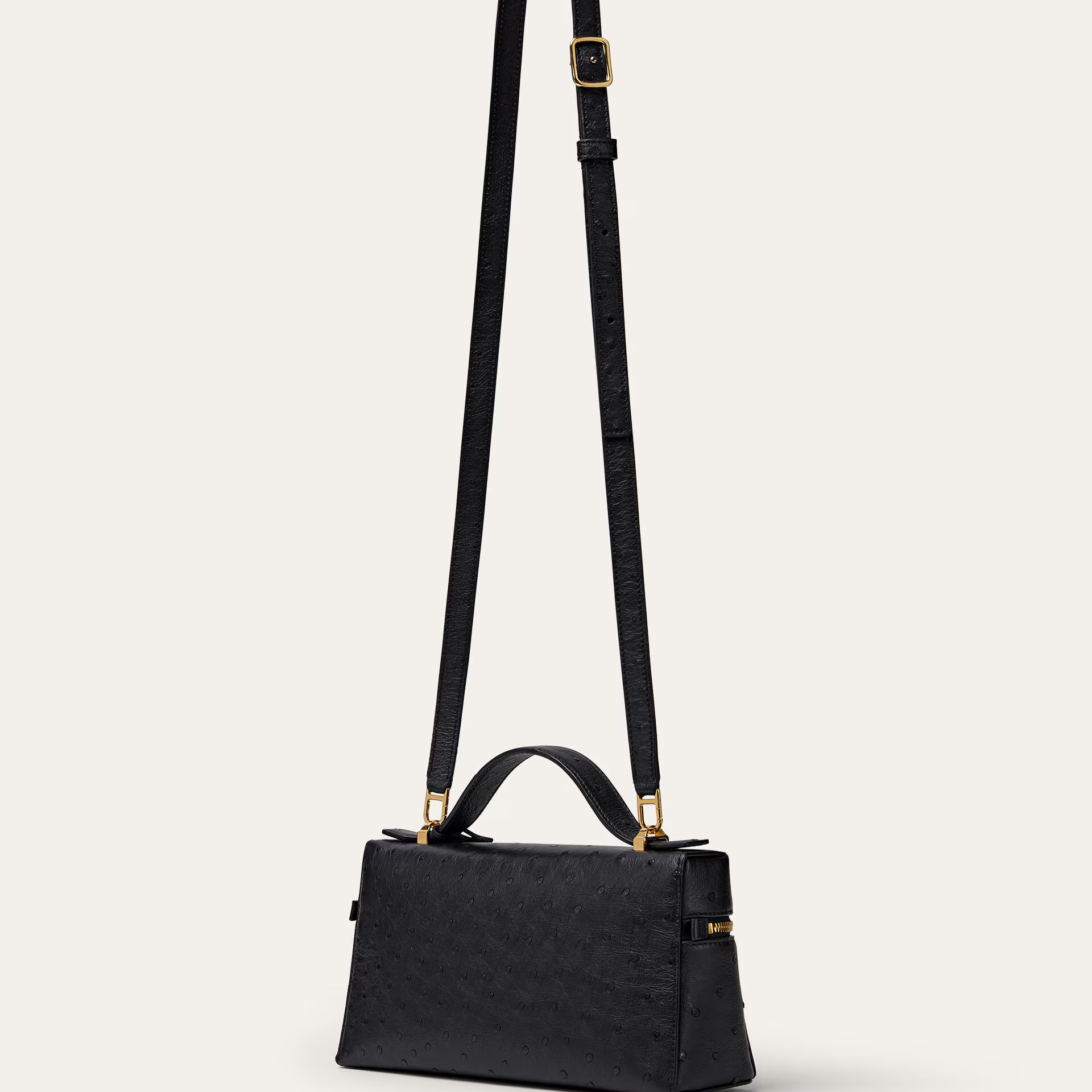 Loro Piana Extra Bag L23 in Ostrich Leather