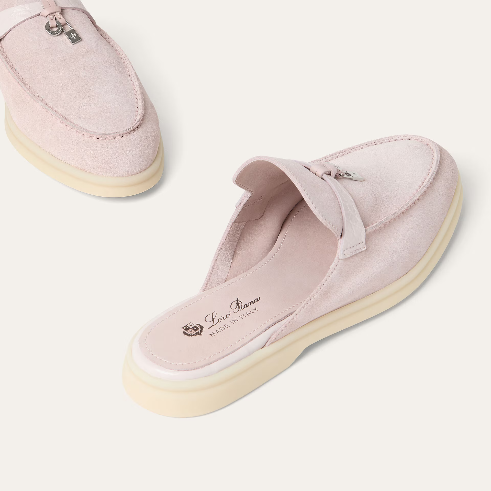 Loro Piana Charms Walk Babouche Loafer in Suede