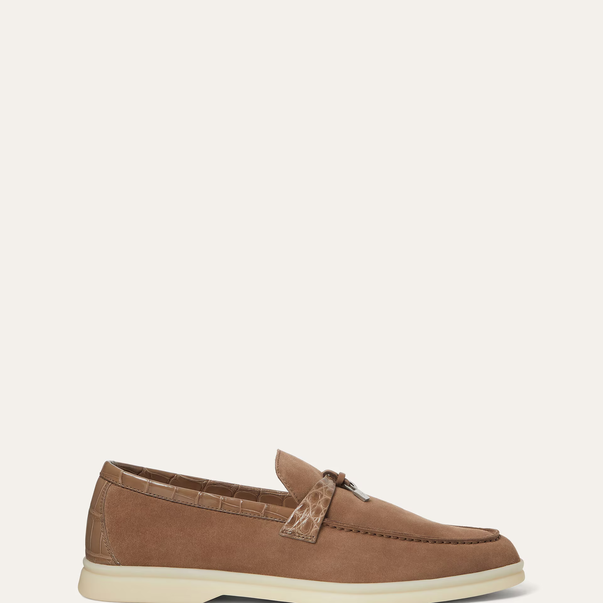 Loro Piana Summer Charms Walk Loafer in Suede