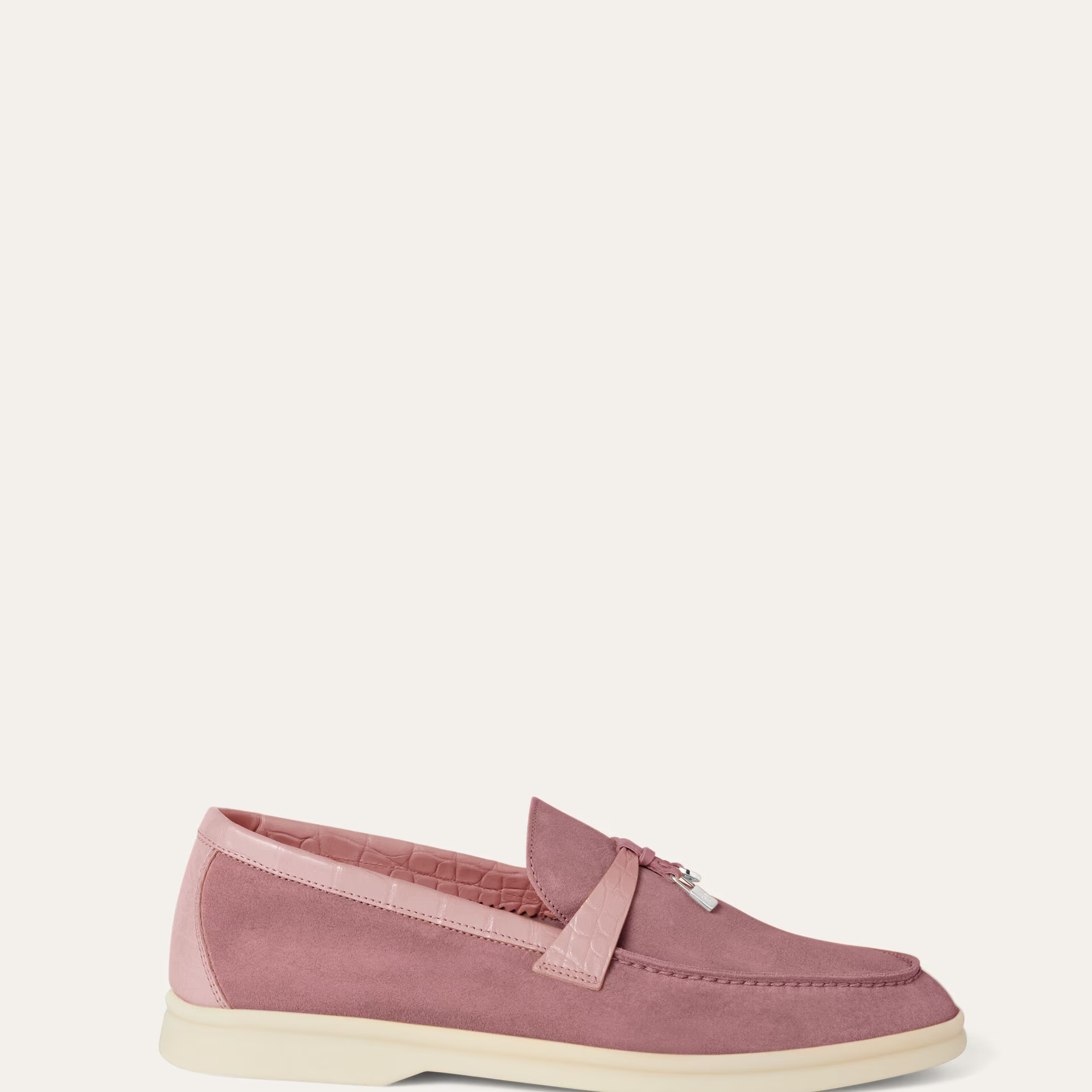 Loro Piana Summer Charms Walk Loafer in Suede