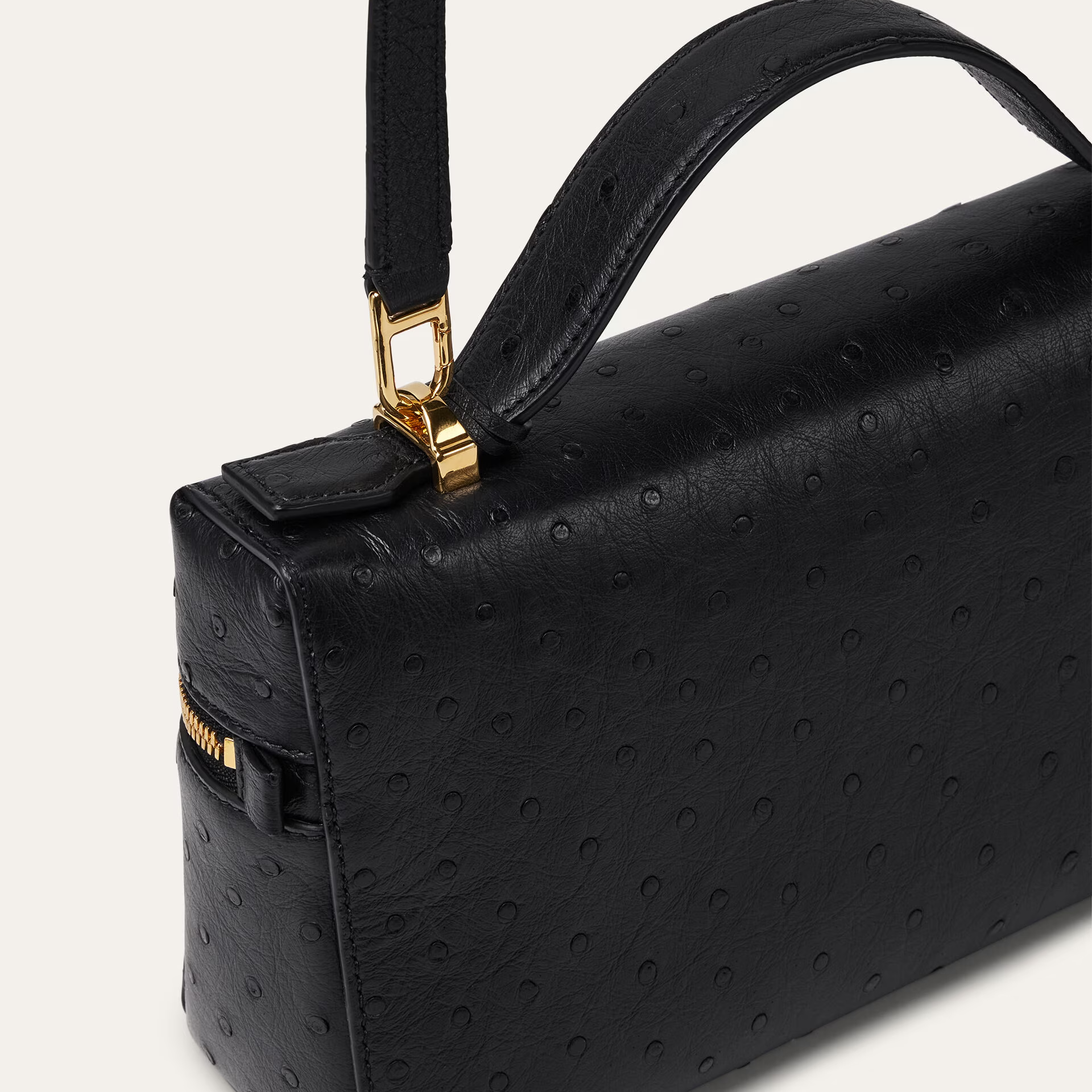 Loro Piana Extra Bag L23 in Ostrich Leather