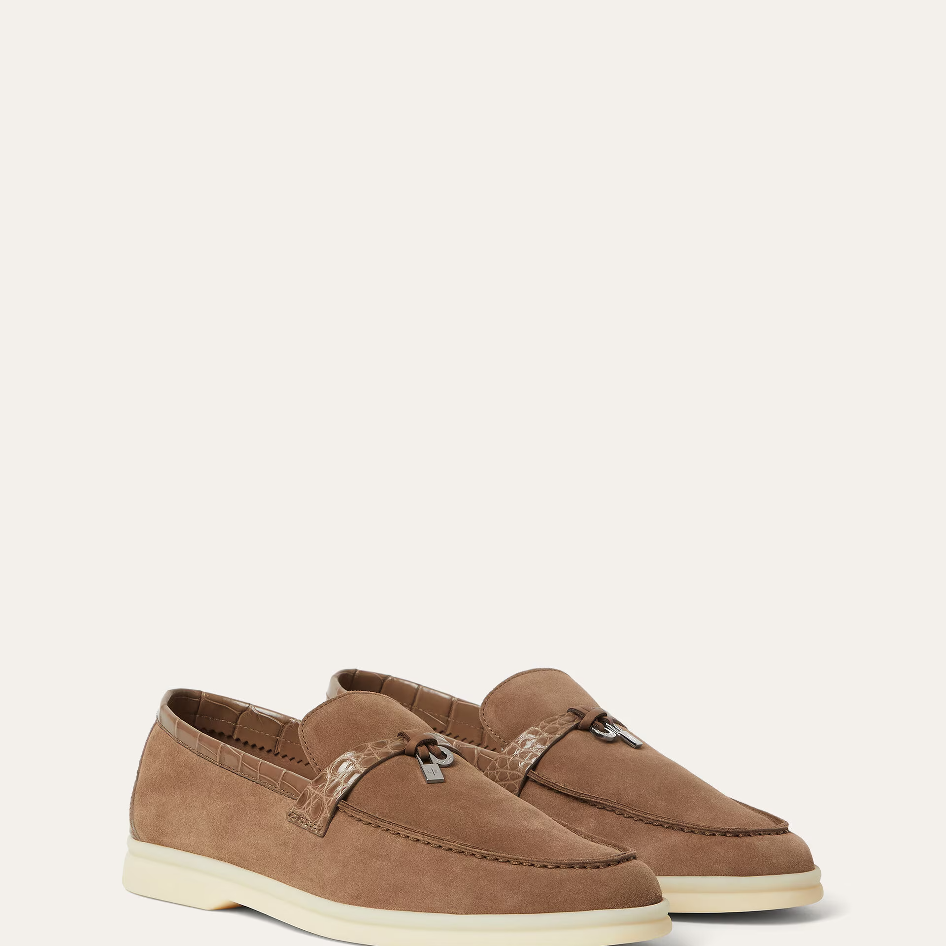 Loro Piana Summer Charms Walk Loafer in Suede