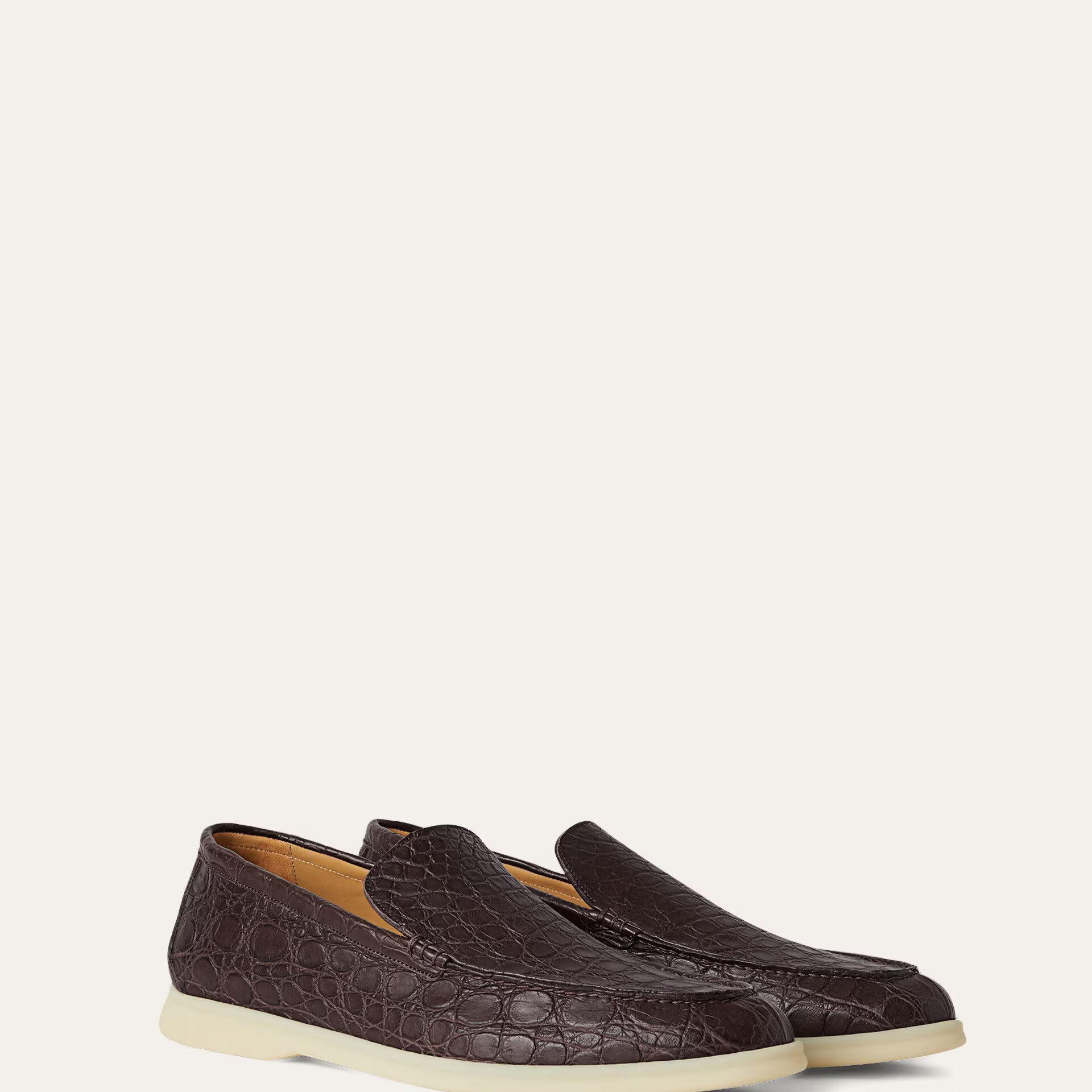 Loro Piana Summer Walk Loafer in Caiman Leather