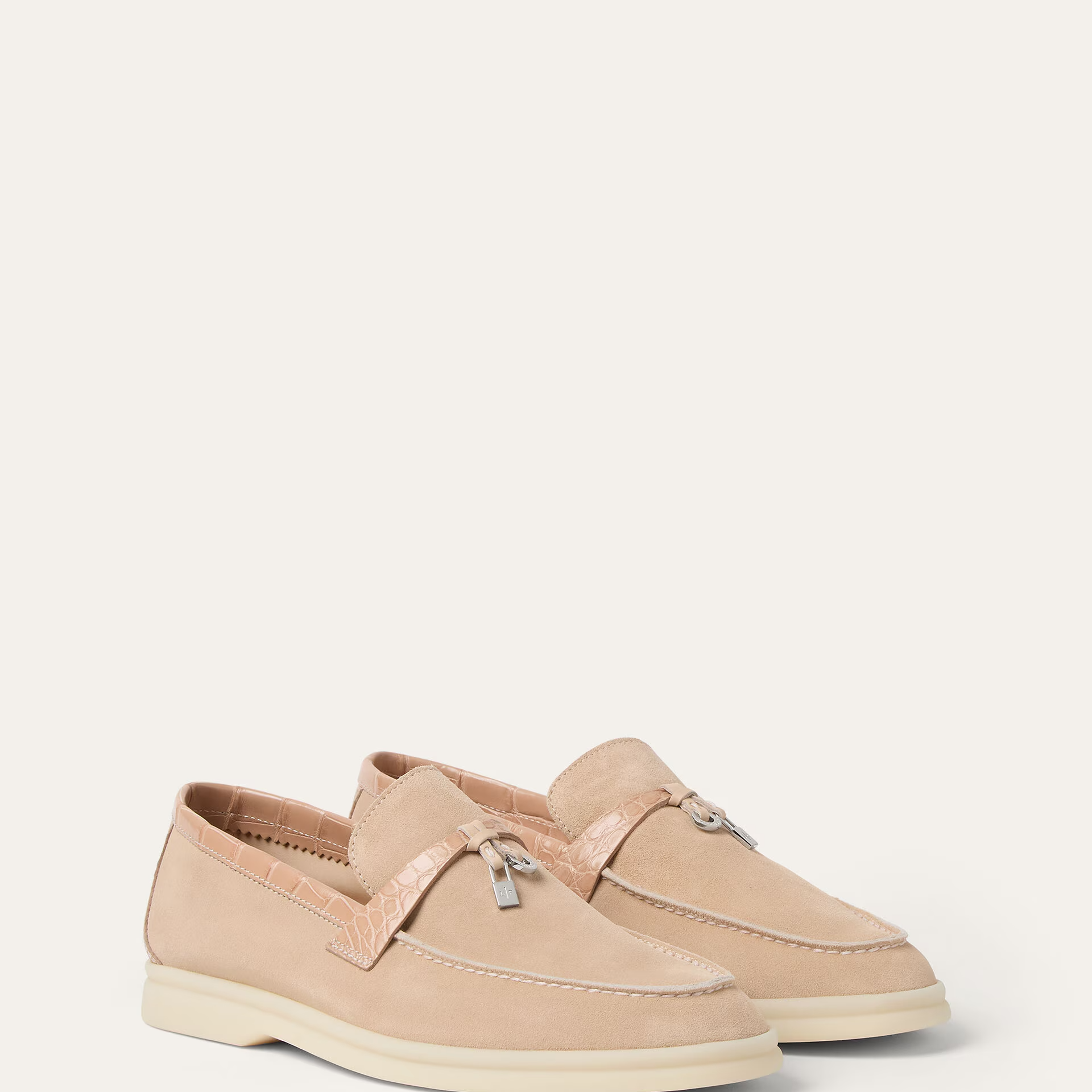 Loro Piana Summer Charms Walk Loafer in Suede