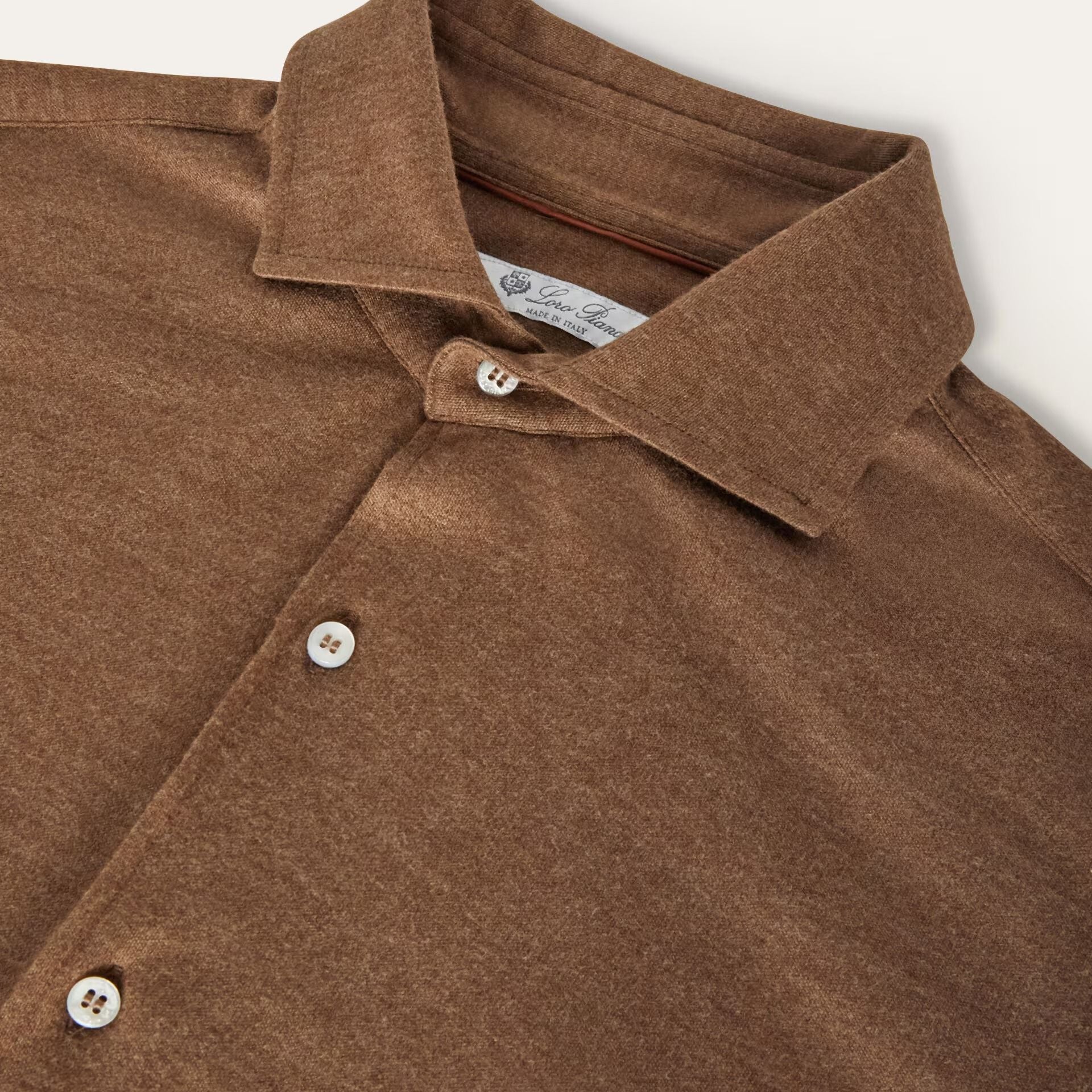 Loro Piana Andrew Shirt in Cashmere, Silk