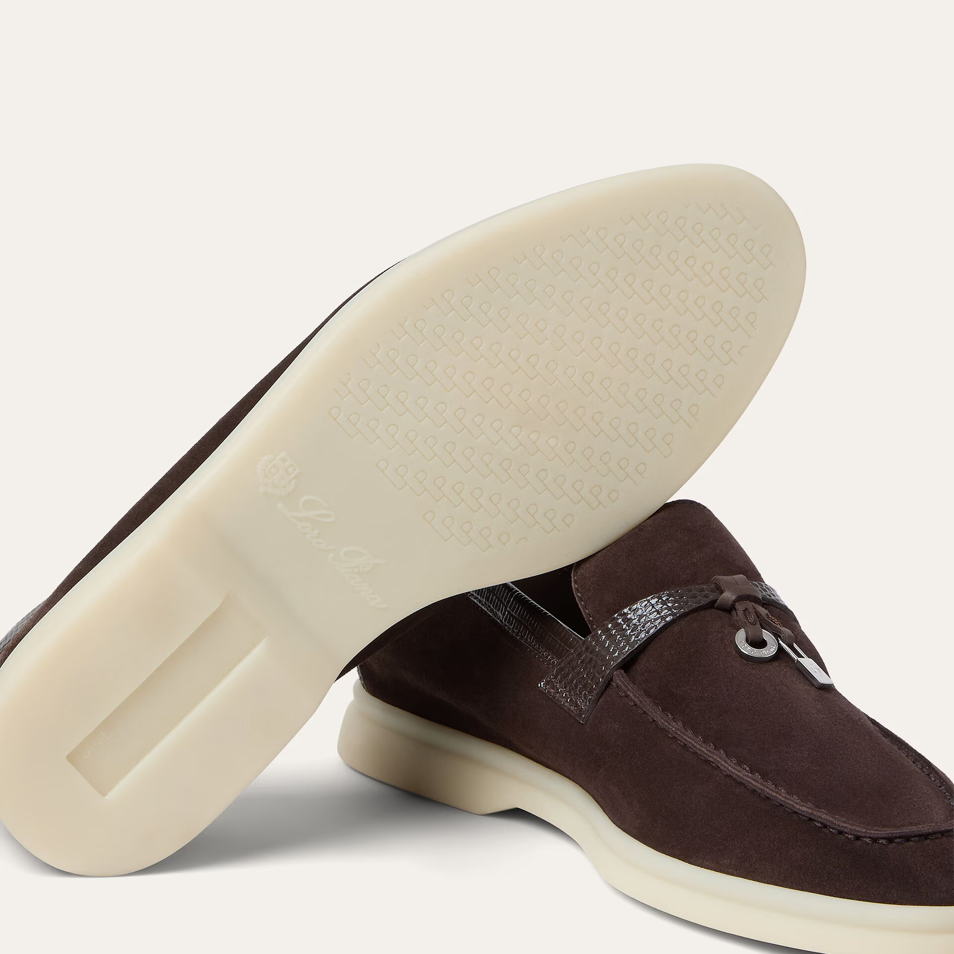Loro Piana Summer Charms Walk Loafer in Suede