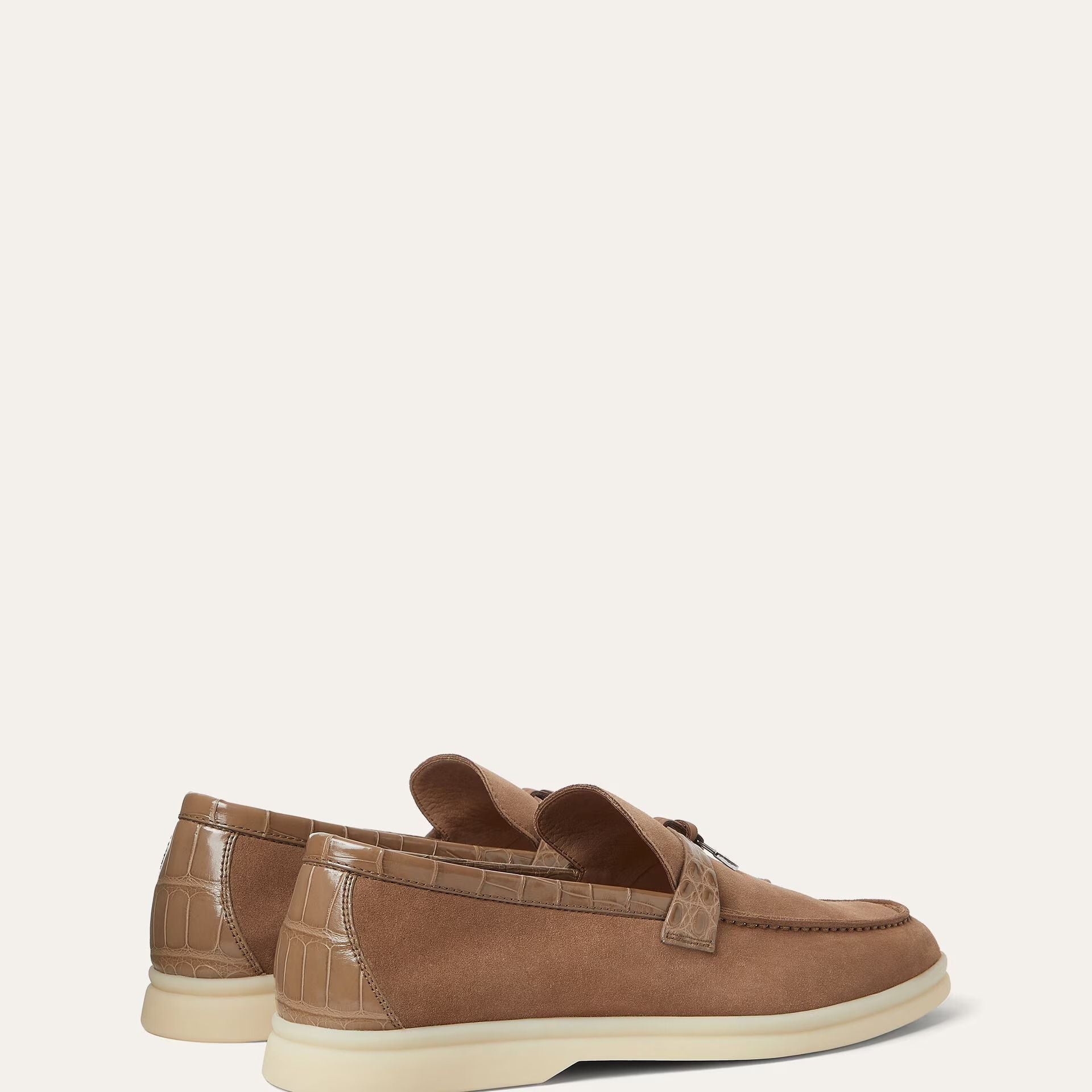 Loro Piana Summer Charms Walk Loafer in Suede