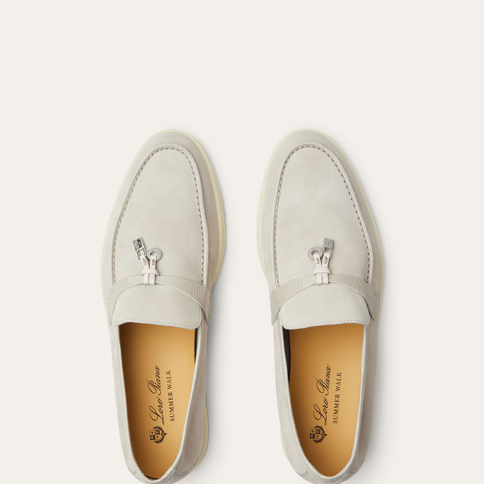 Loro Piana Summer Charms Walk Loafer in Suede