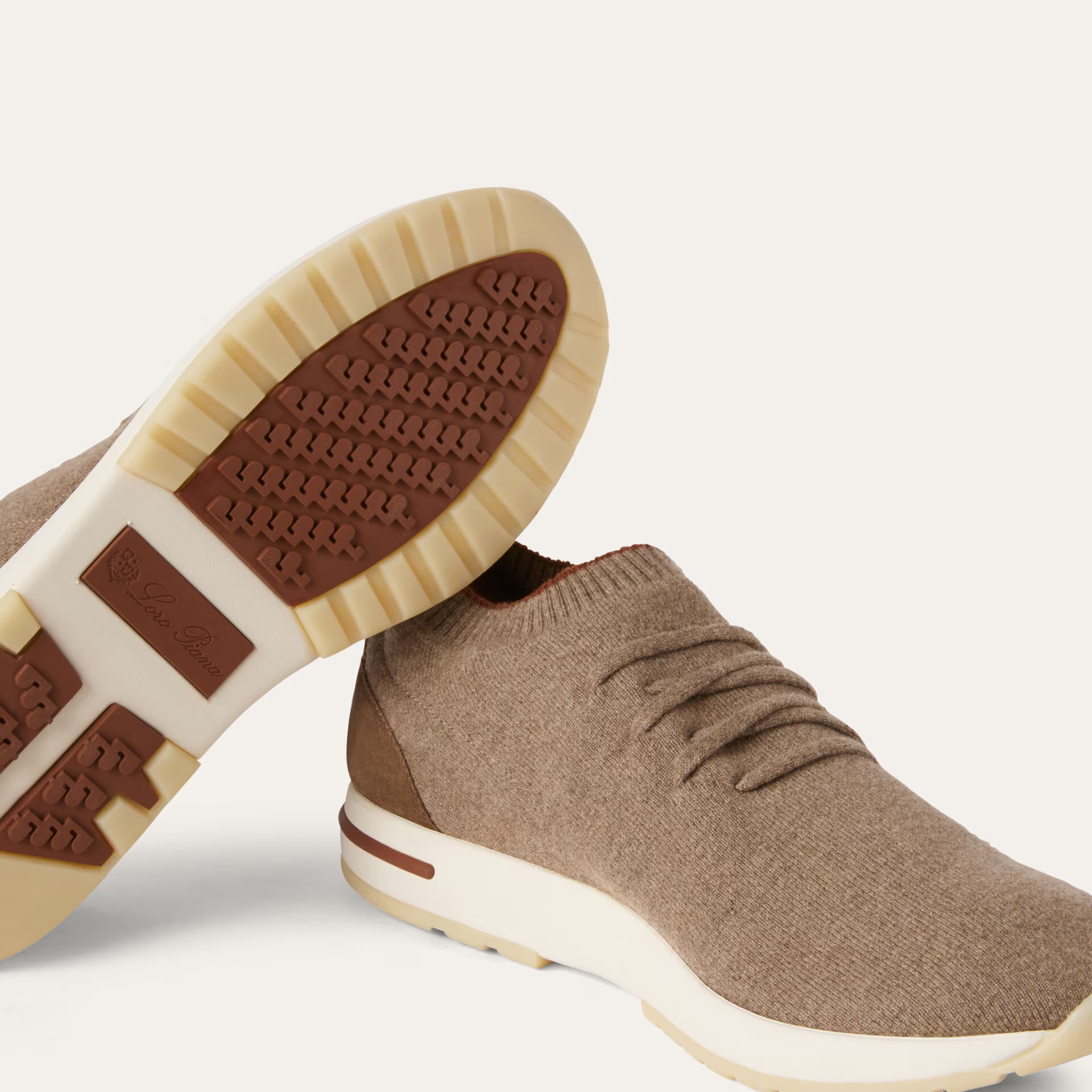 Loro Piana Loro 360 LP Flexy Walk Sneaker in Cashmere