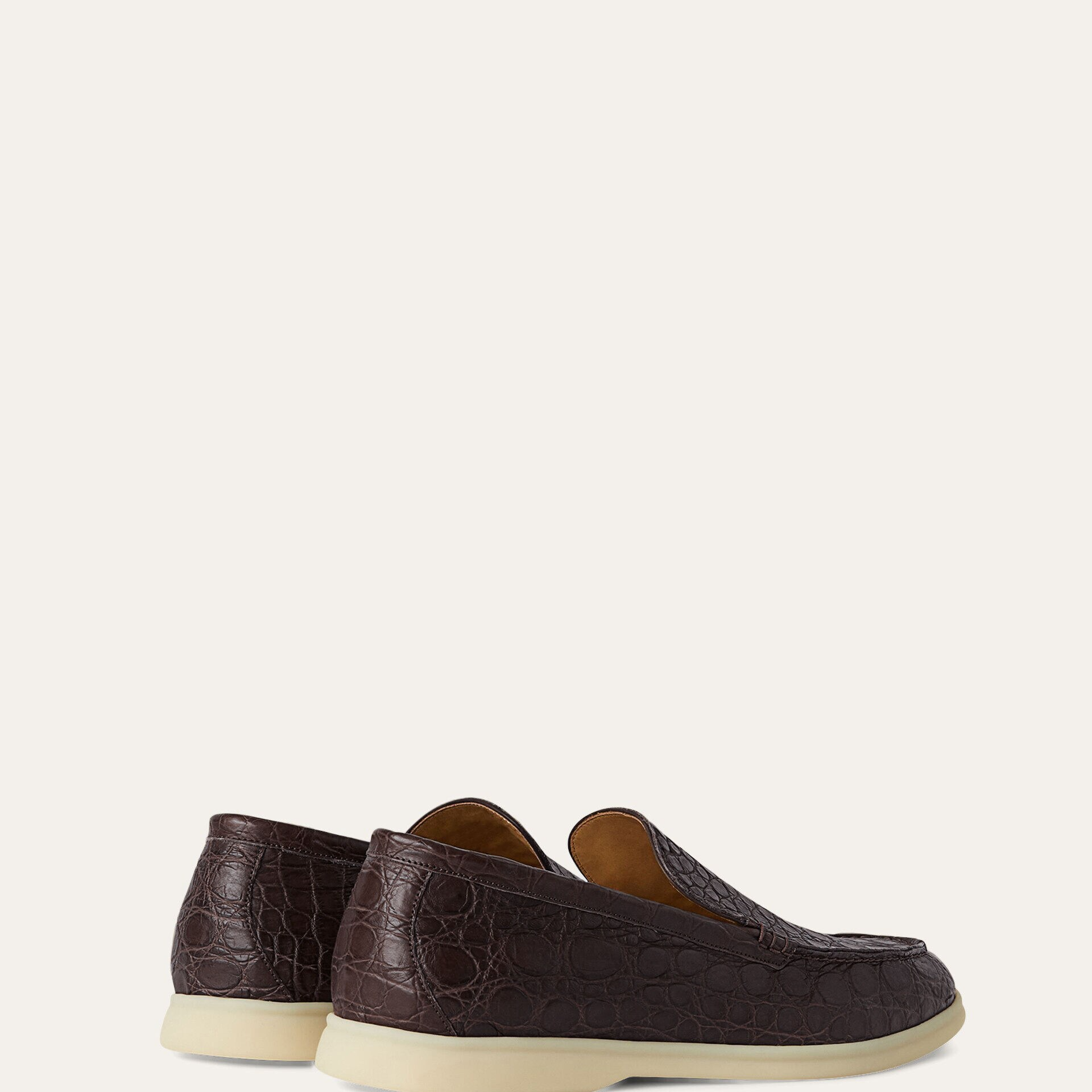 Loro Piana Summer Walk Loafer in Caiman Leather