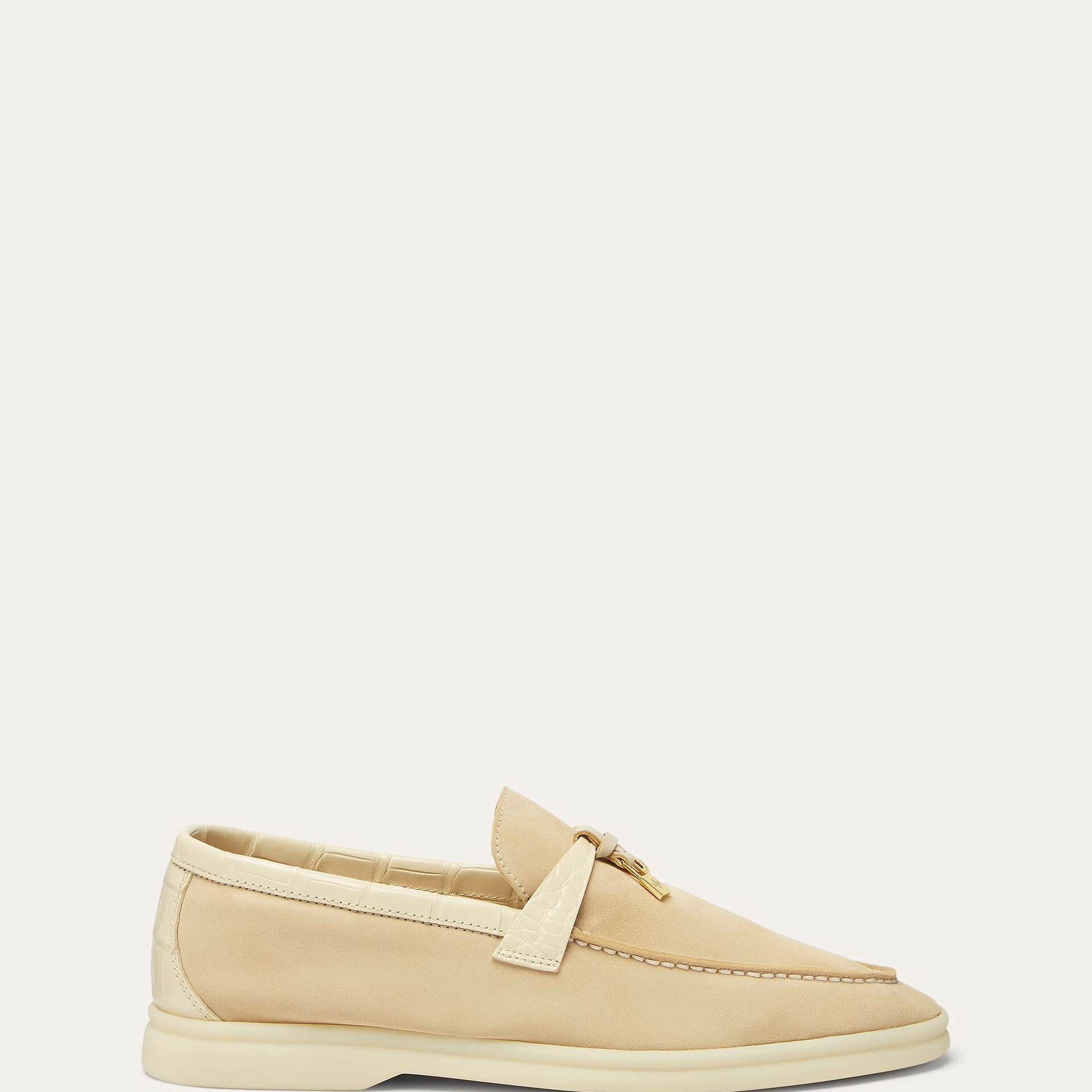 Loro Piana Summer Charms Walk Loafer in Suede