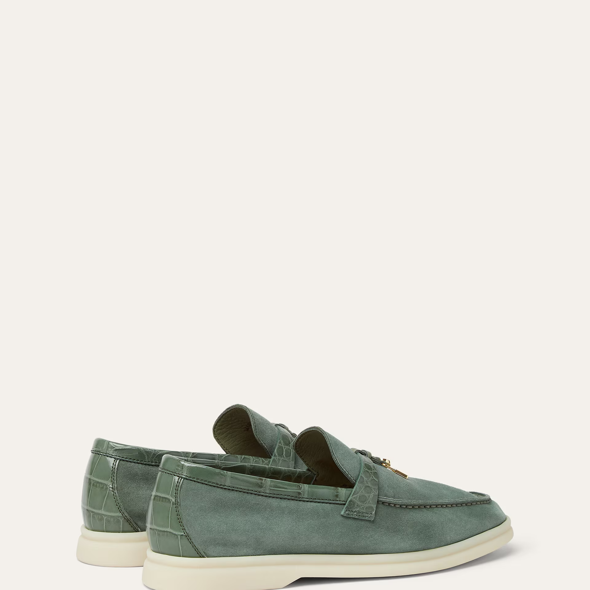 Loro Piana Summer Charms Walk Loafer in Suede