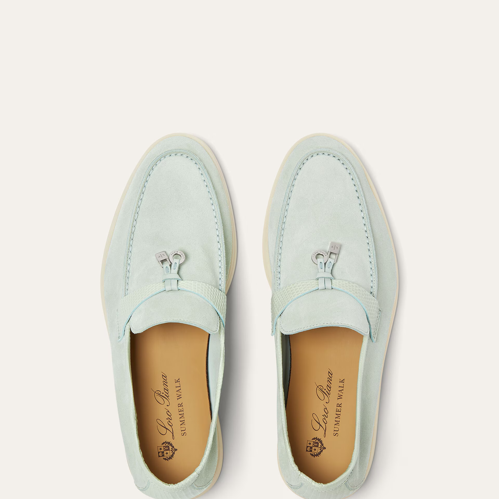 Loro Piana Summer Charms Walk Loafer in Suede