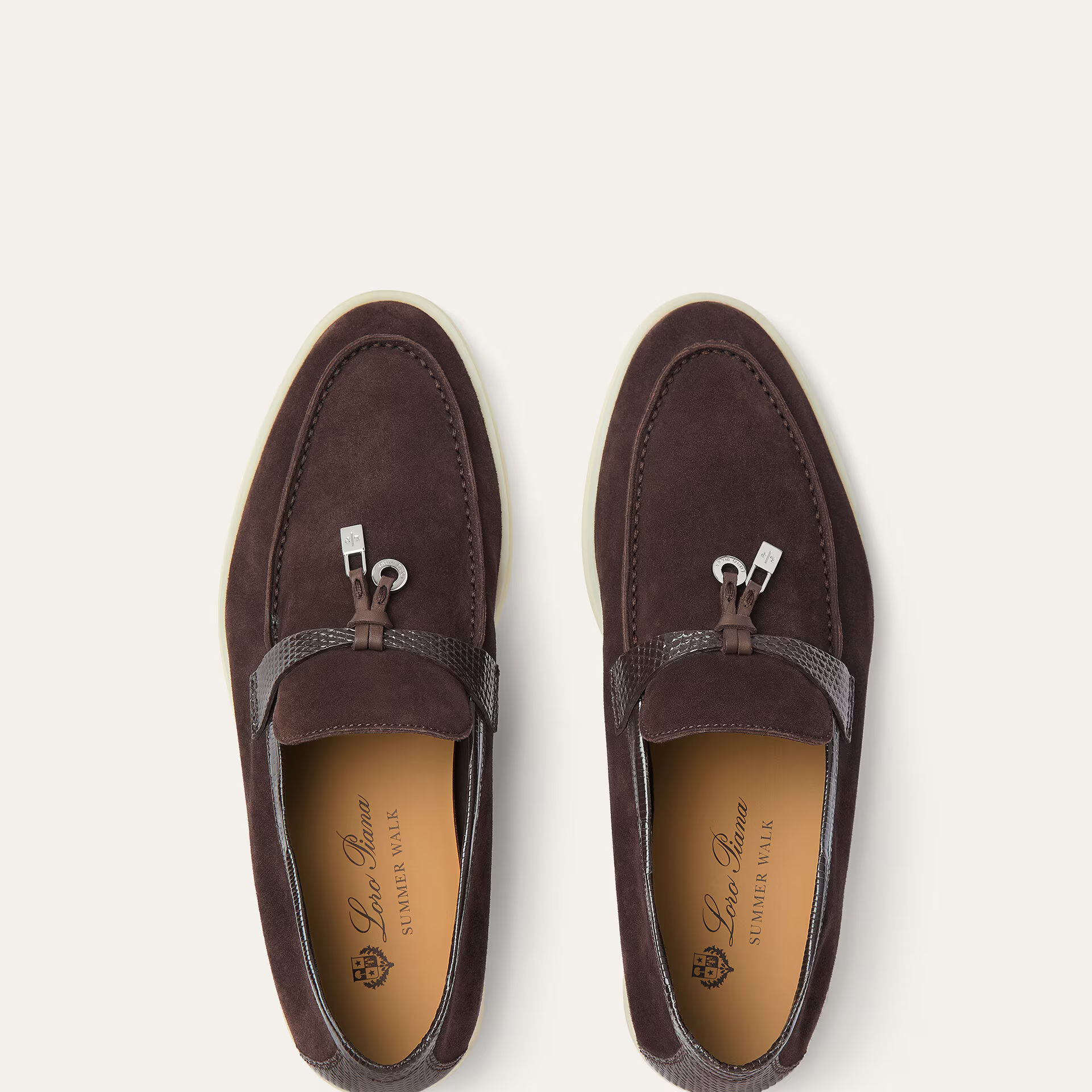 Loro Piana Summer Charms Walk Loafer in Suede