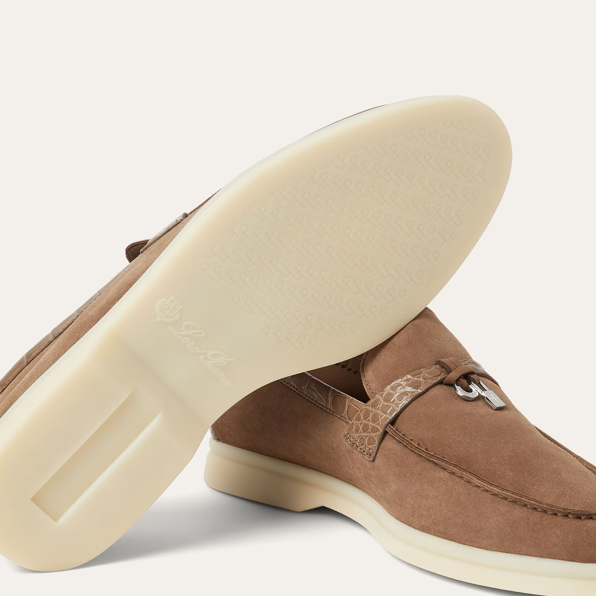 Loro Piana Summer Charms Walk Loafer in Suede