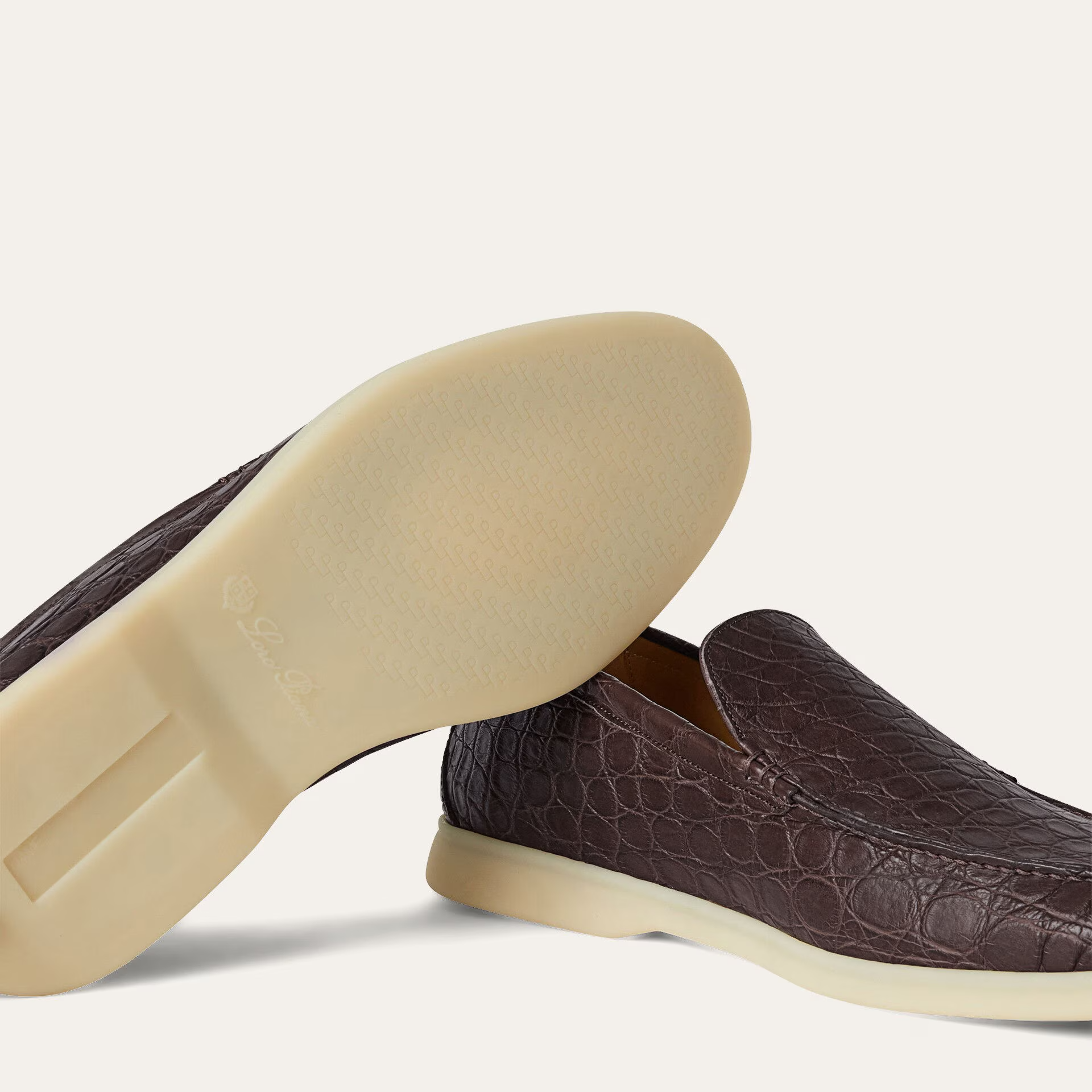 Loro Piana Summer Walk Loafer in Caiman Leather