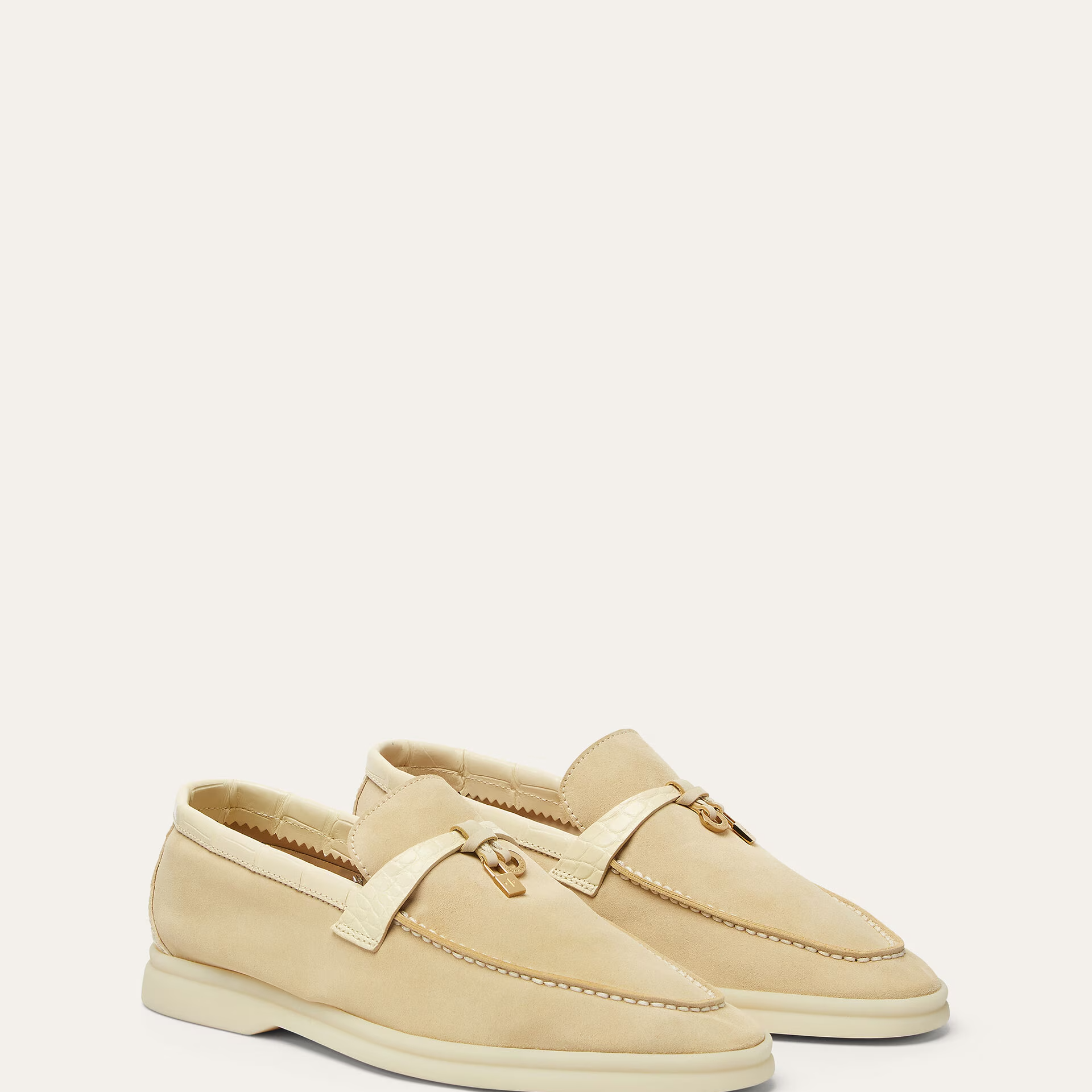 Loro Piana Summer Charms Walk Loafer in Suede