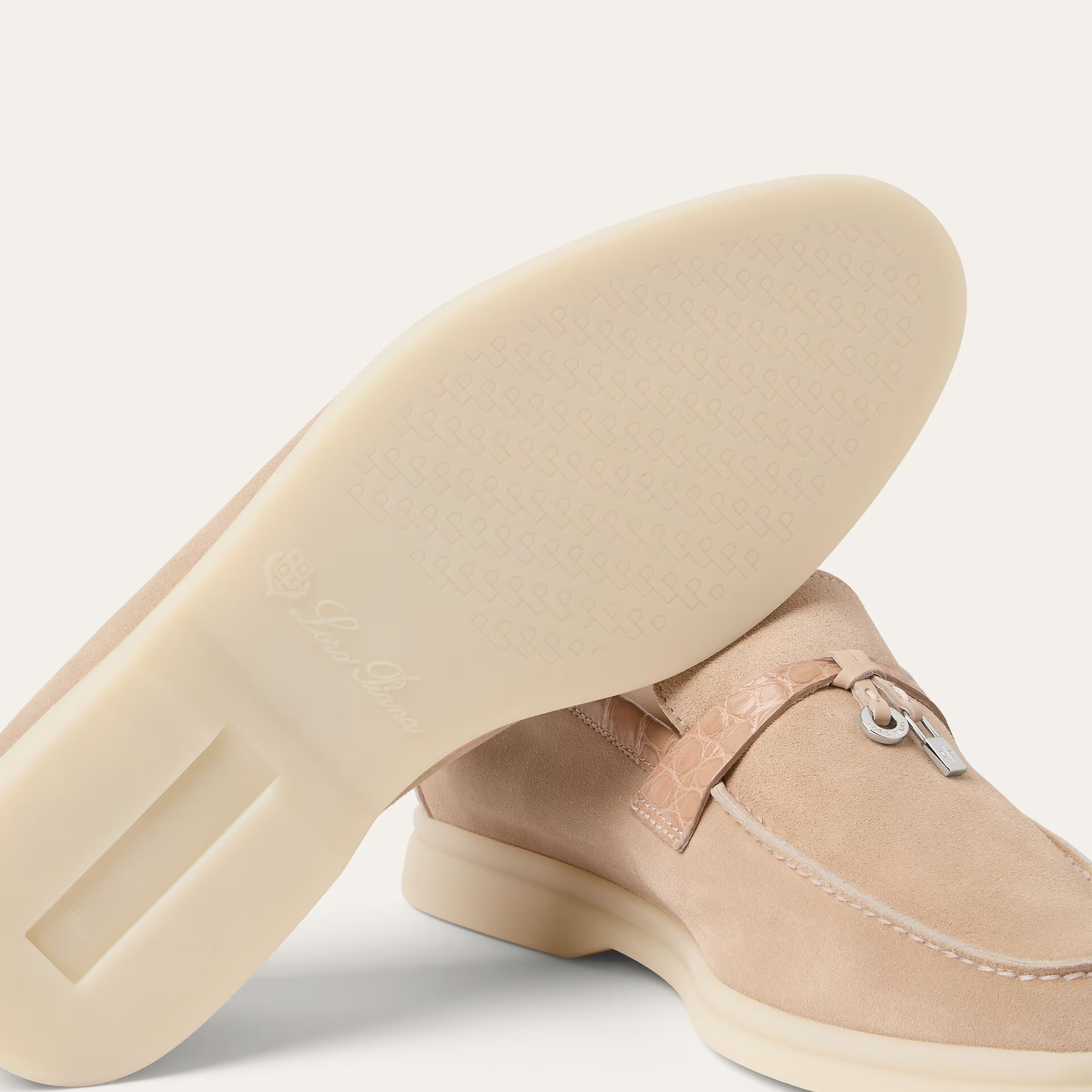 Loro Piana Summer Charms Walk Loafer in Suede