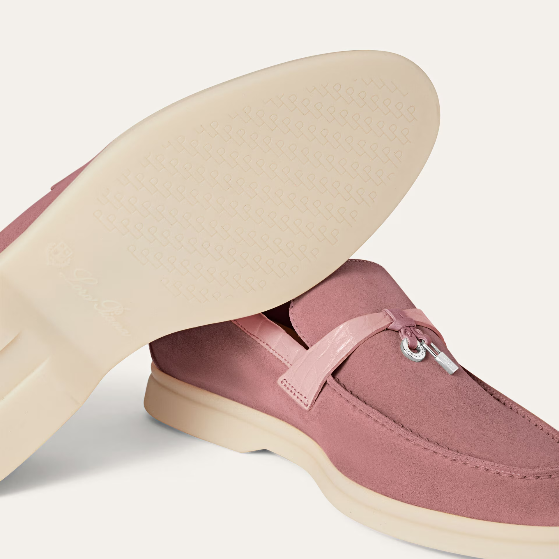 Loro Piana Summer Charms Walk Loafer in Suede