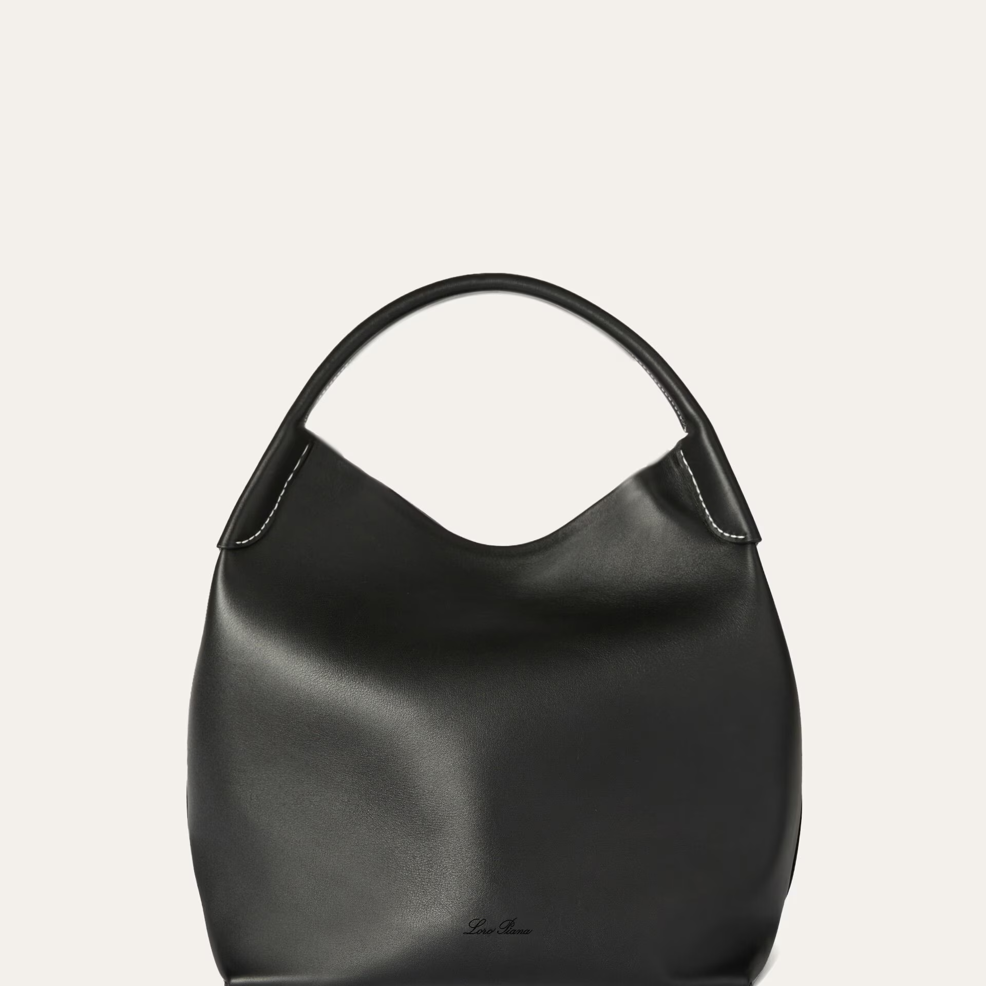 Loro Piana Large Bale bag in Smooth Calfskin