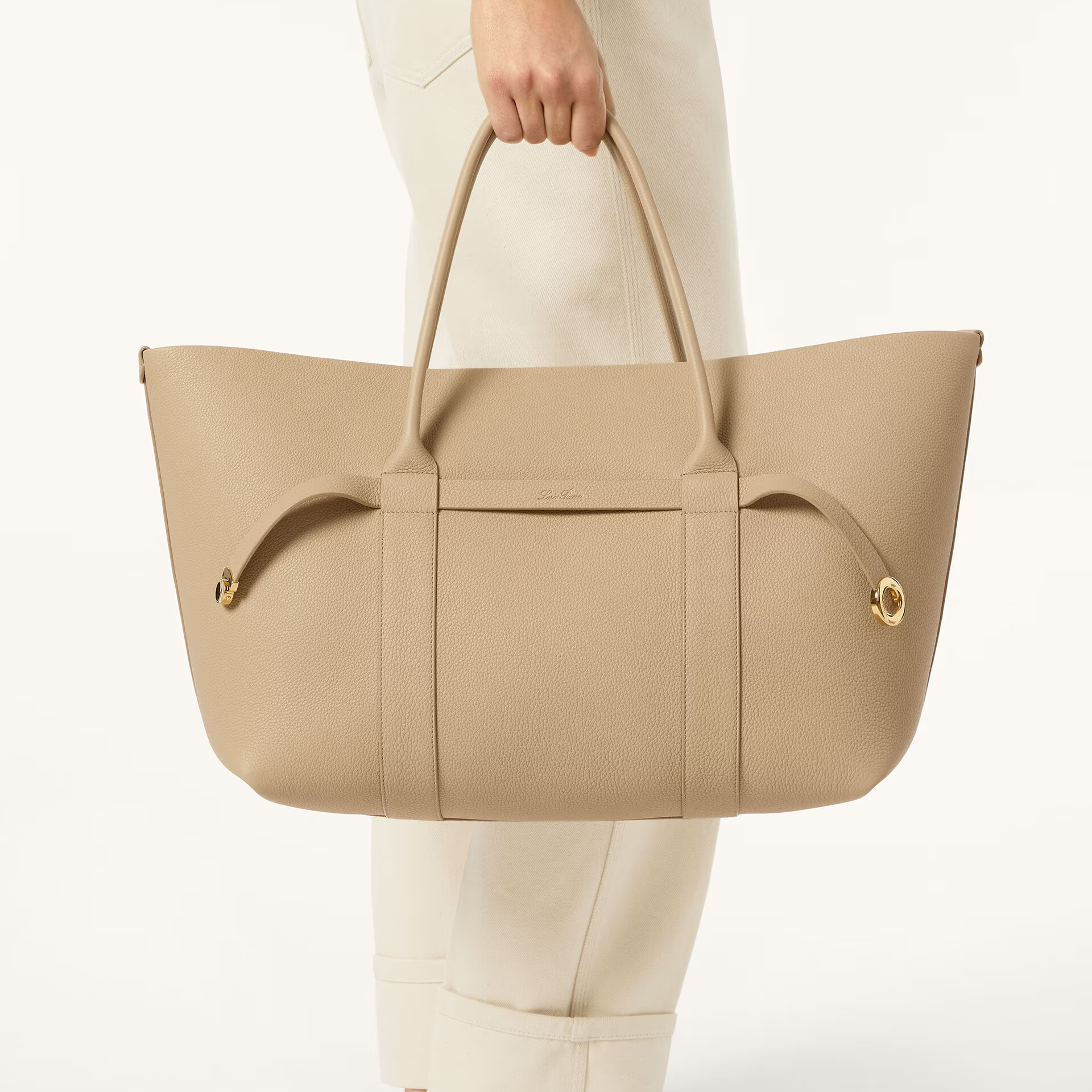 Loro Piana Ghiera Shopper Large in Calfskin
