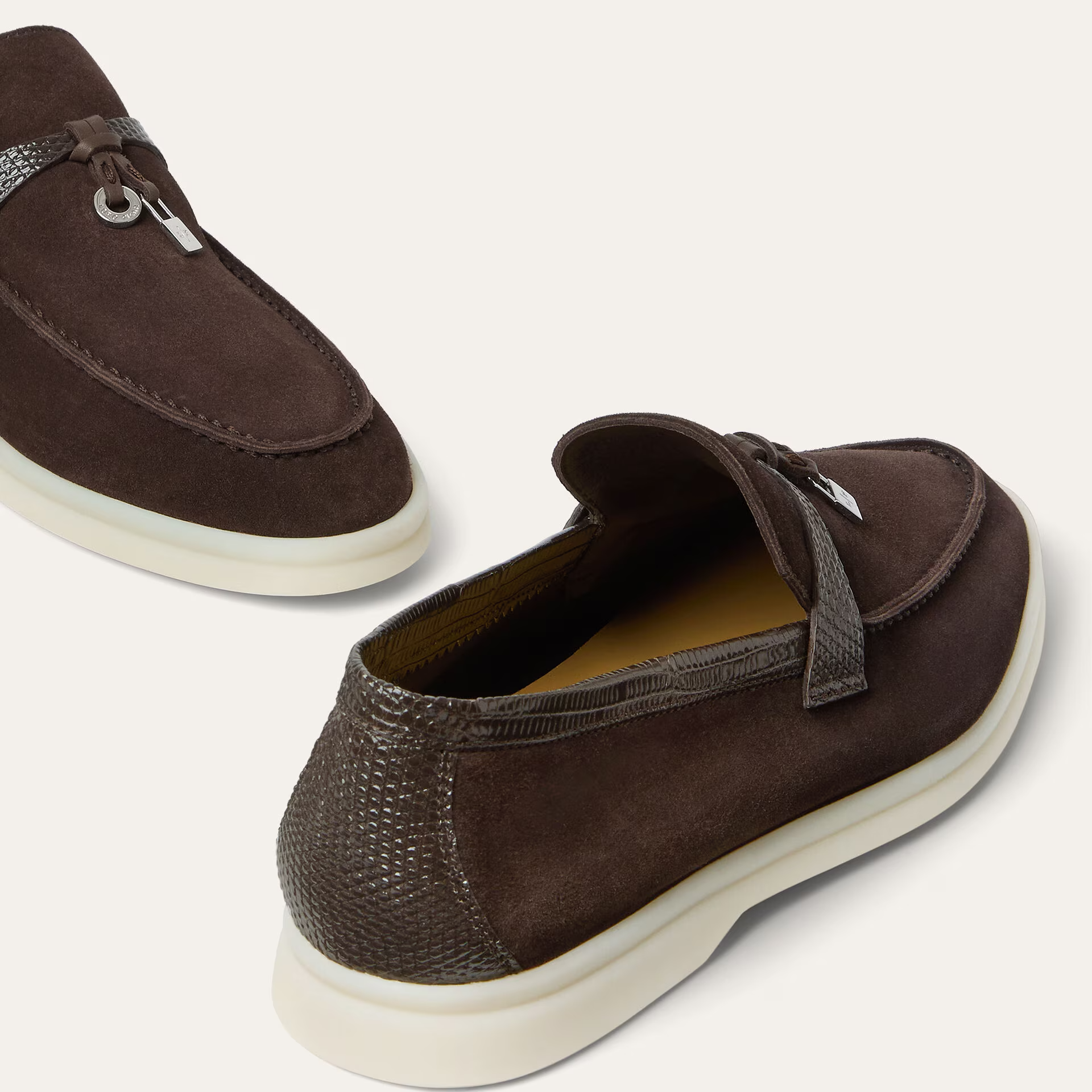 Loro Piana Summer Charms Walk Loafer in Suede