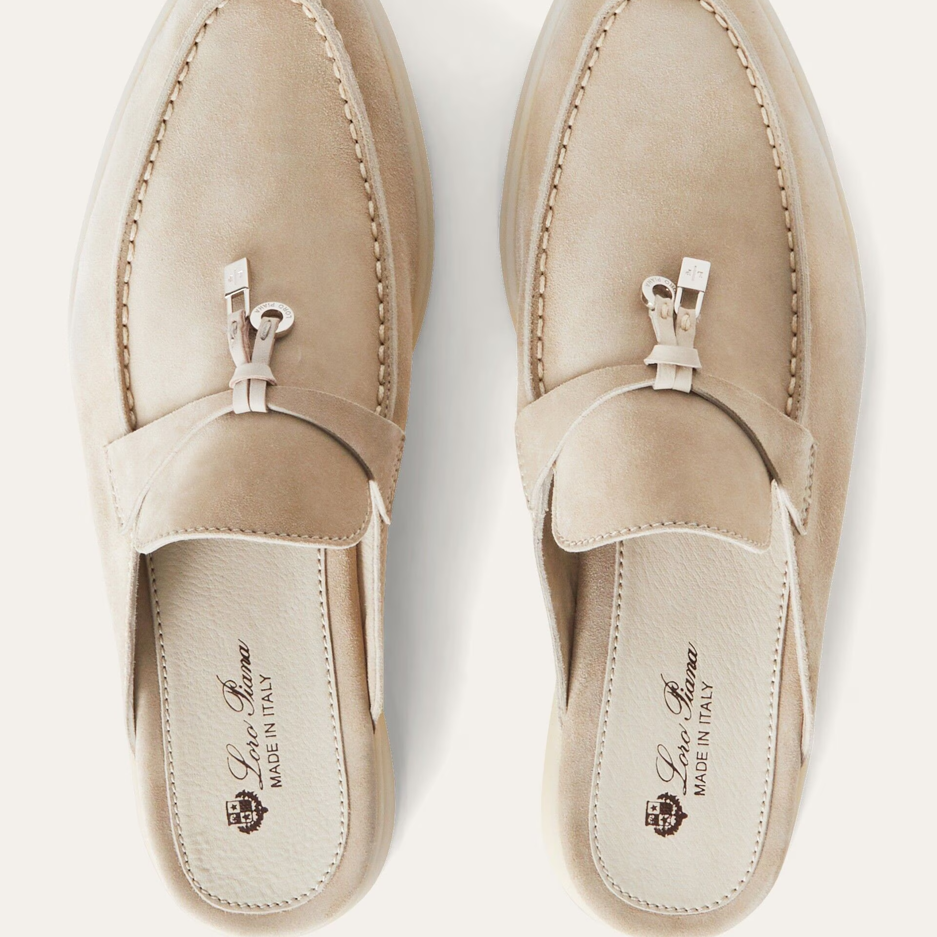 Loro Piana Charms Walk Babouche Loafer in Suede