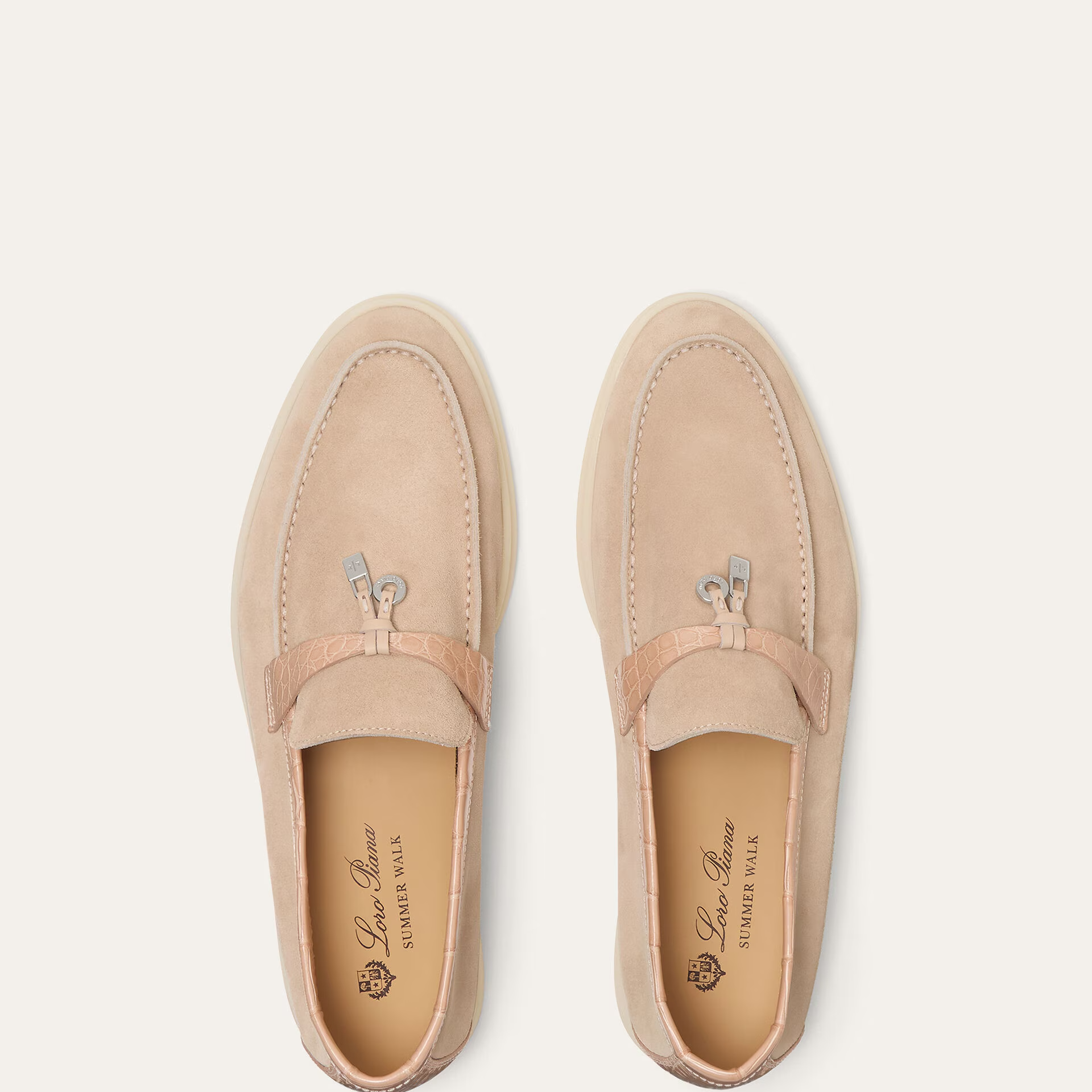 Loro Piana Summer Charms Walk Loafer in Suede