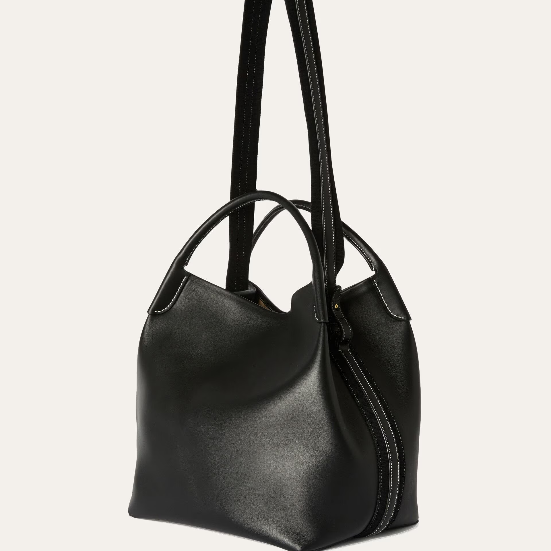Loro Piana Large Bale bag in Smooth Calfskin