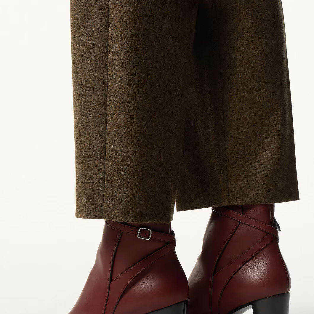 Loro Piana Felicity Ankle Boot in Calfskin