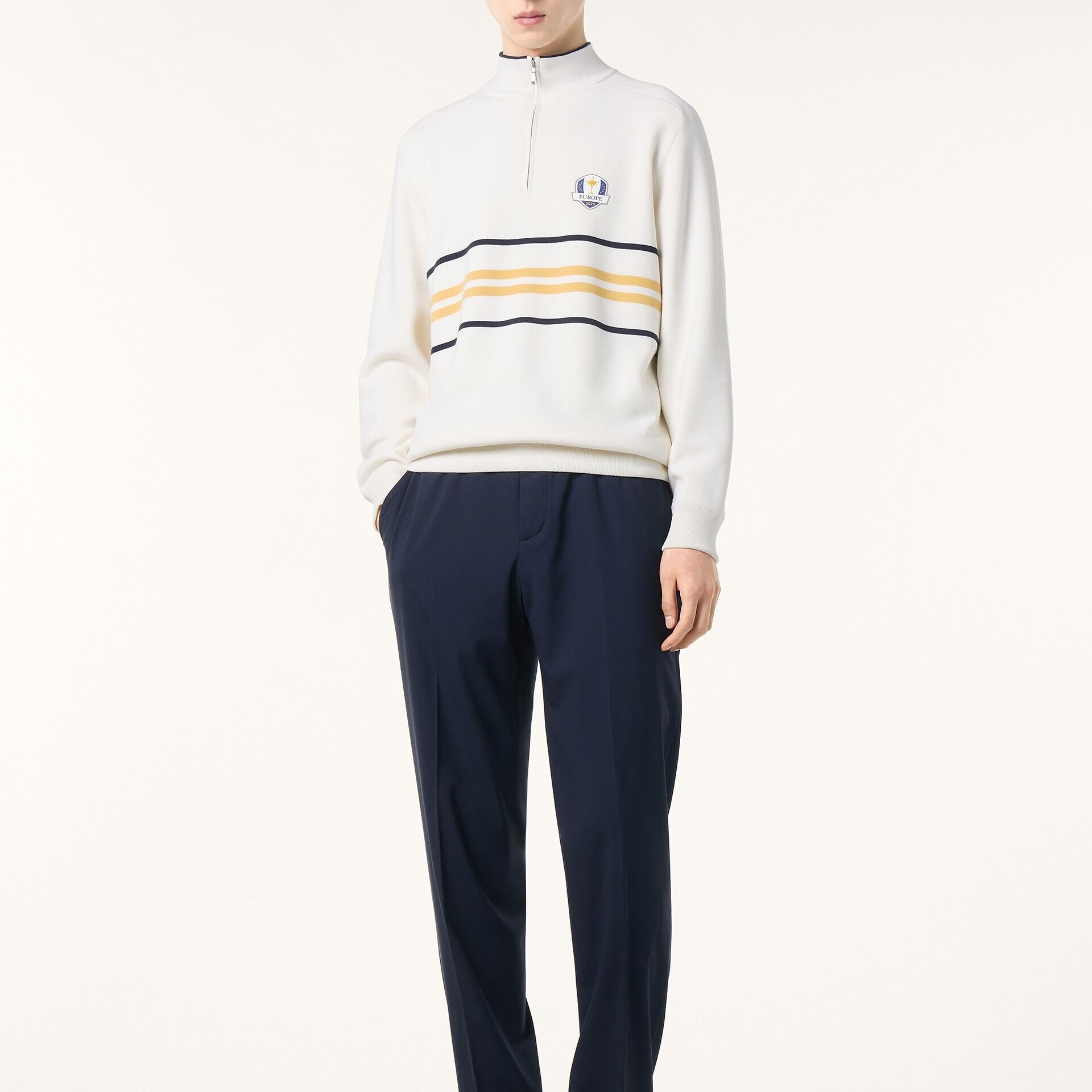 Loro Piana Half-Neck Sweater in Wish® Wool