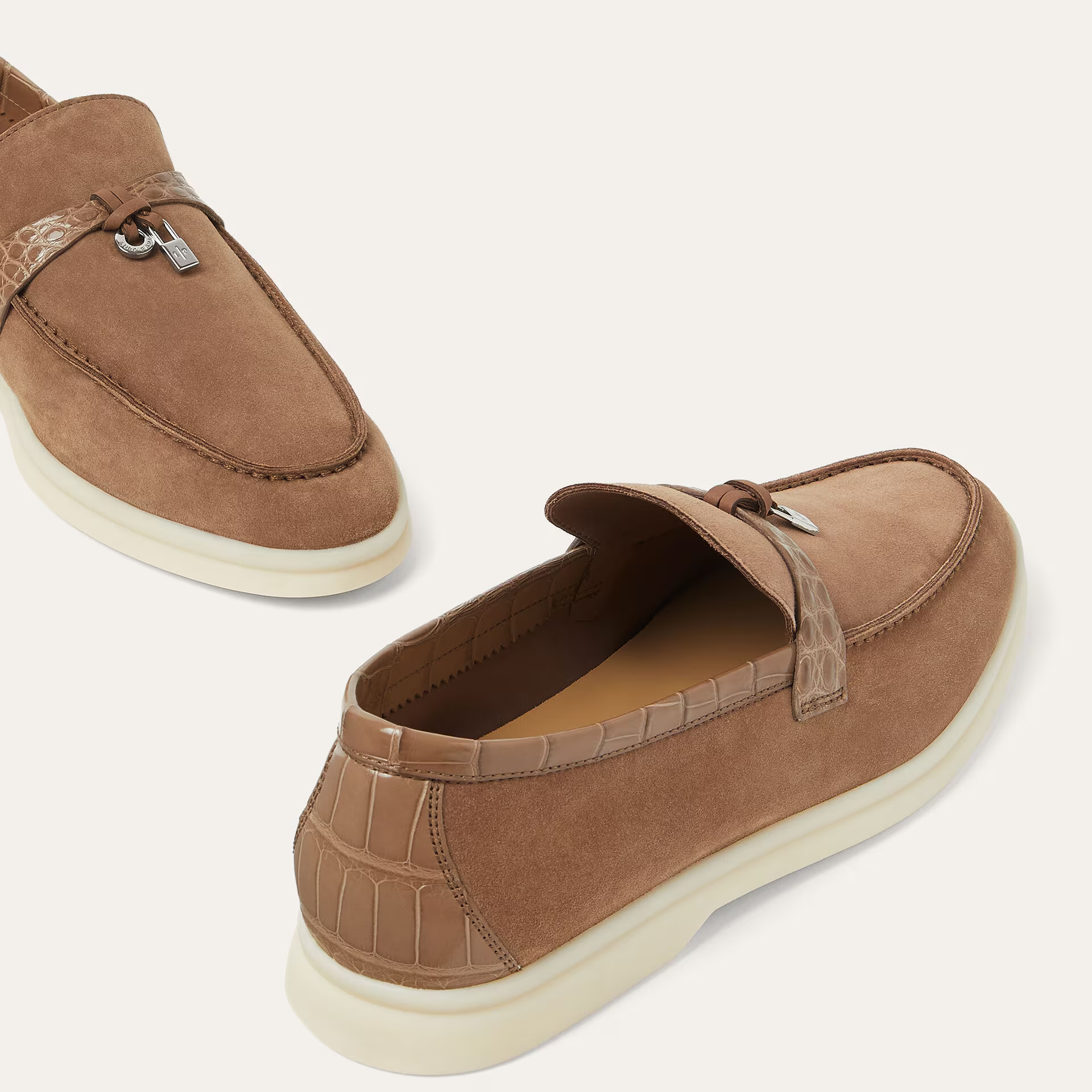 Loro Piana Summer Charms Walk Loafer in Suede