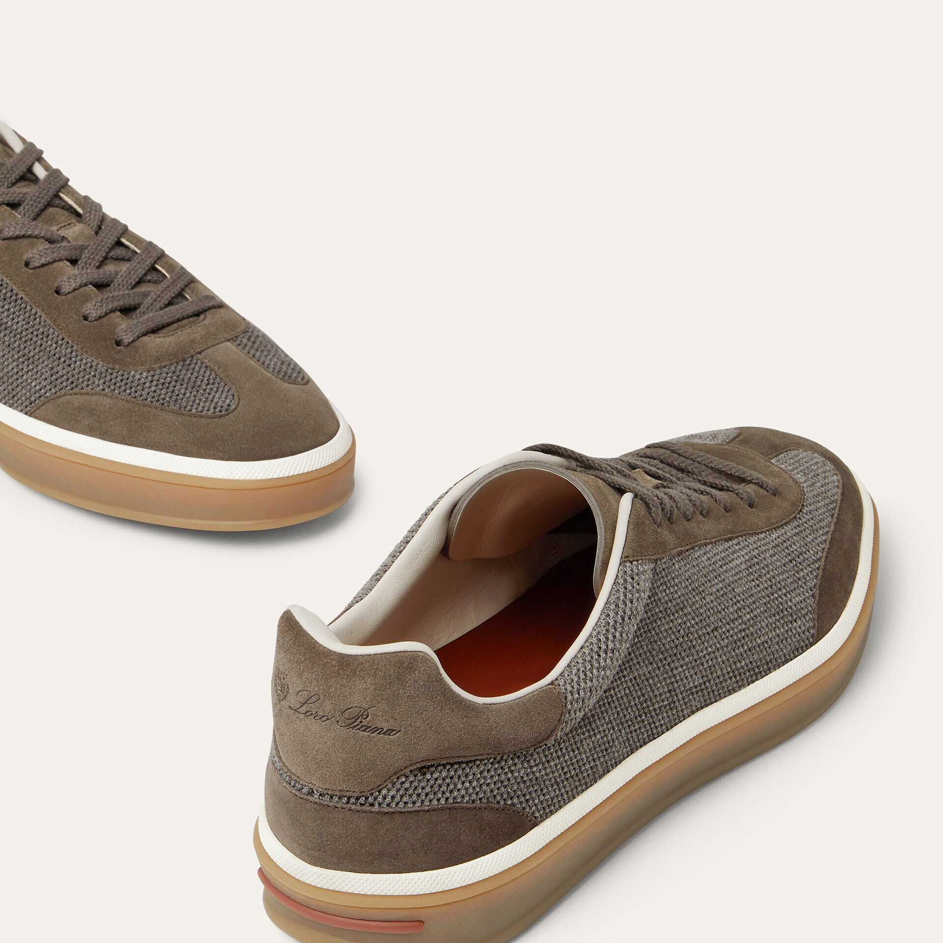 Loro Piana Tennis Walk Sneaker in Pecora Nera®