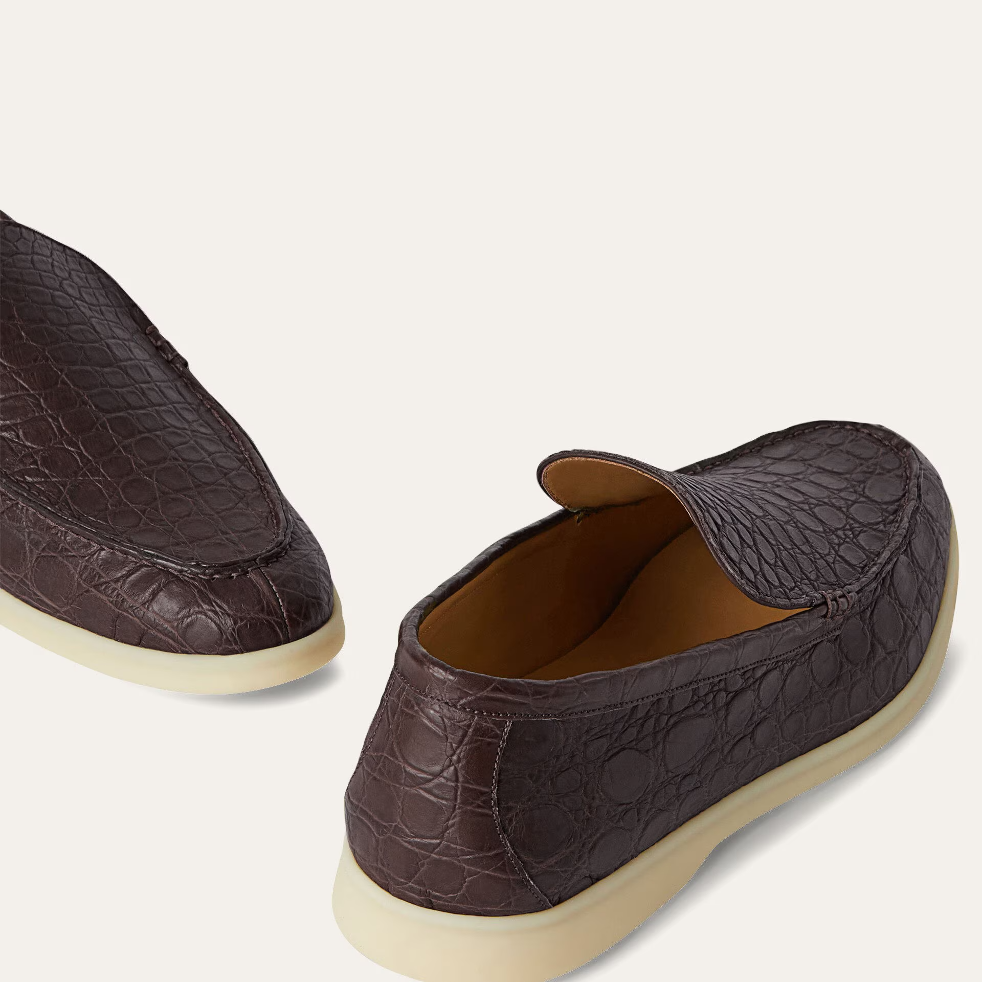 Loro Piana Summer Walk Loafer in Caiman Leather