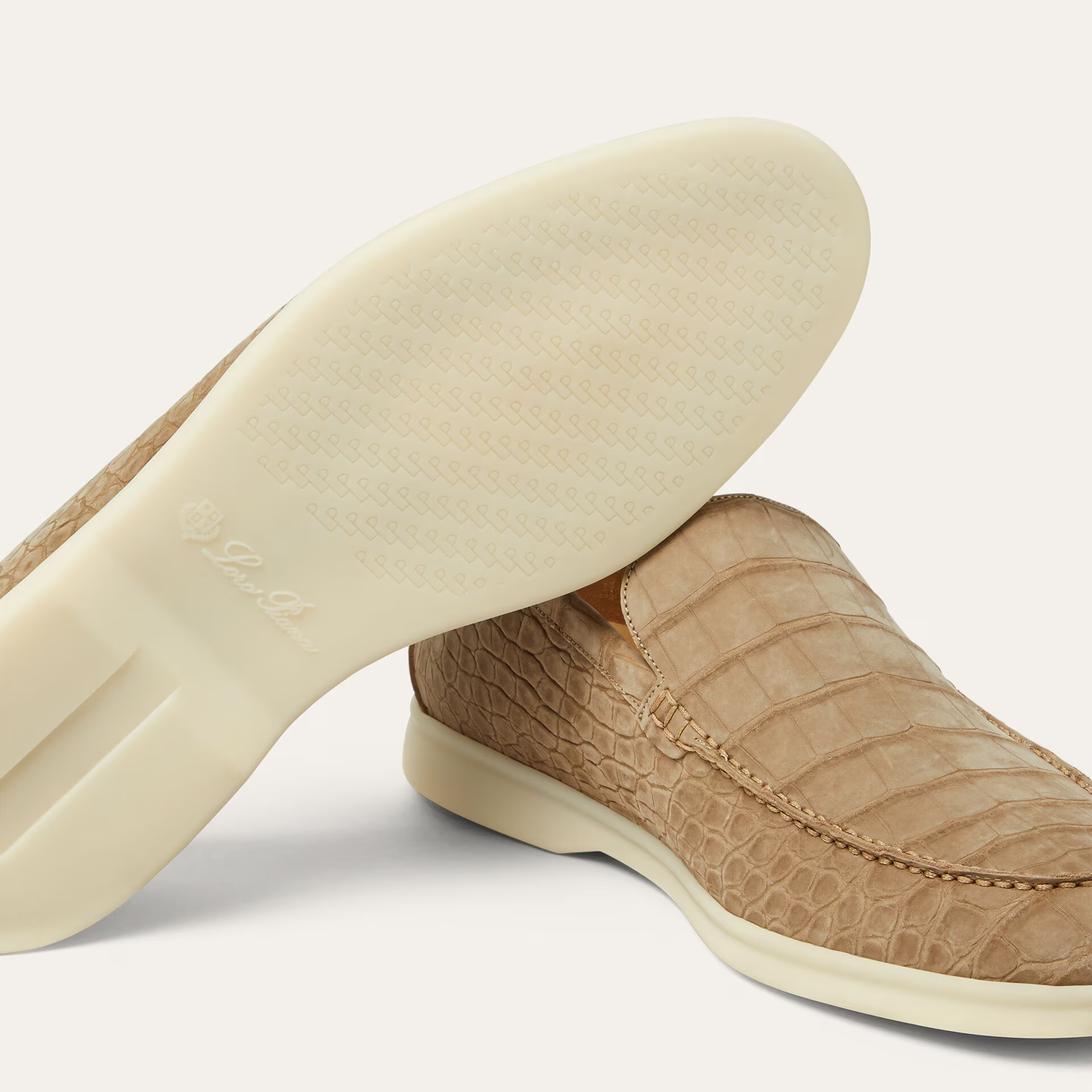 Loro Piana Summer Walk Loafer in Alligator Leather