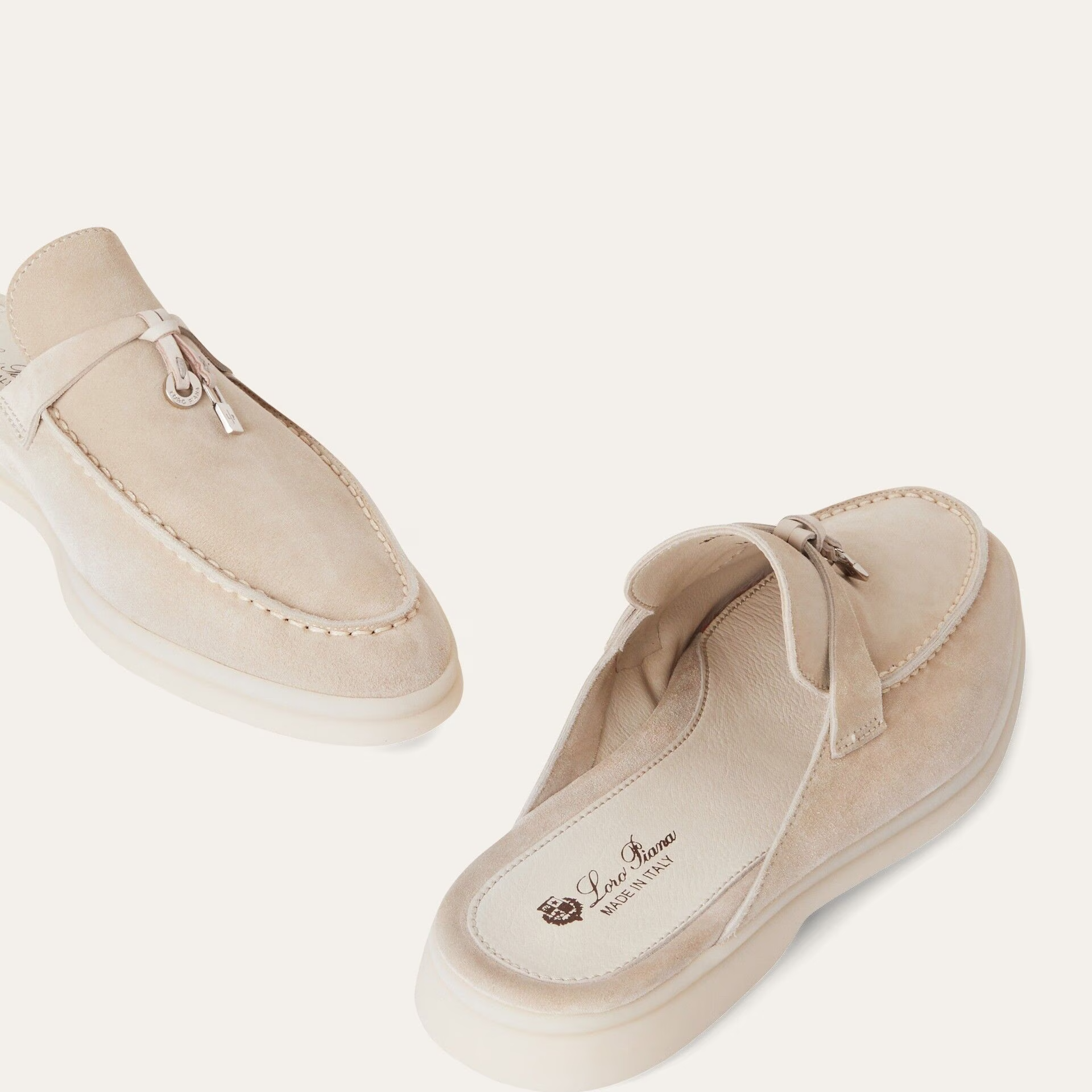 Loro Piana Charms Walk Babouche Loafer in Suede