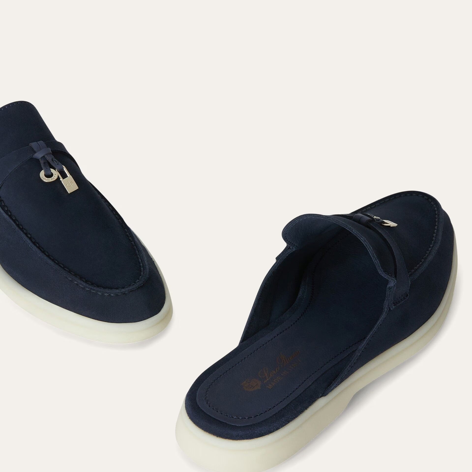 Loro Piana Charms Walk Babouche Loafer in Suede