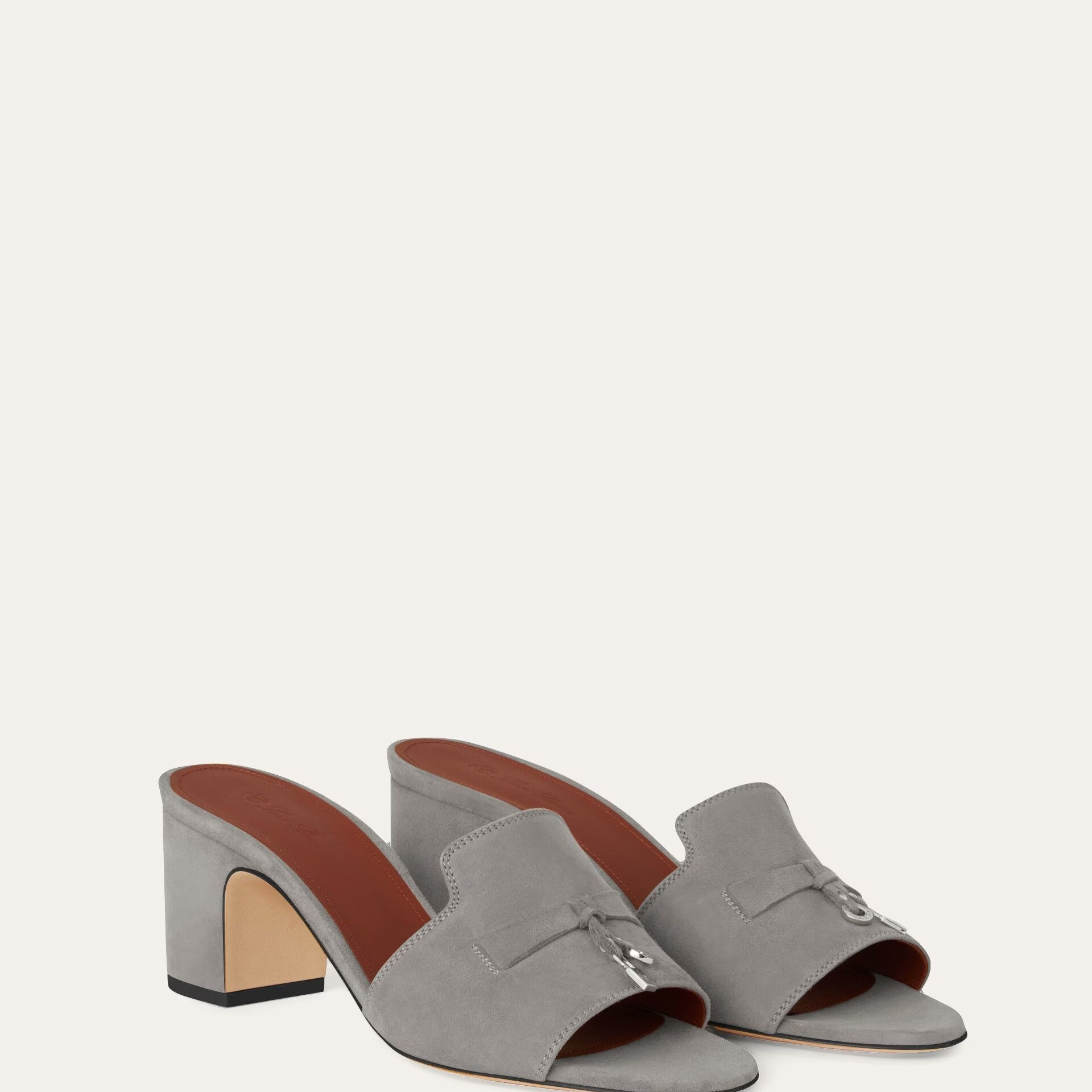Loro Piana Summer Charms Sandal in Suede Goatskin