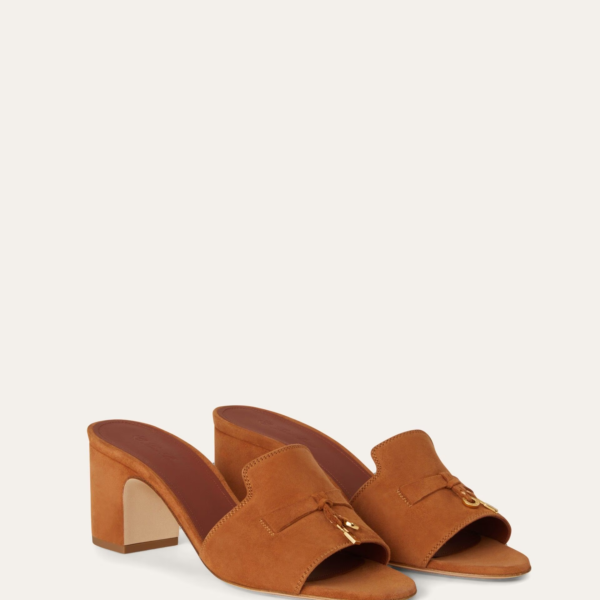 Loro Piana Summer Charms Sandal in Suede Goatskin