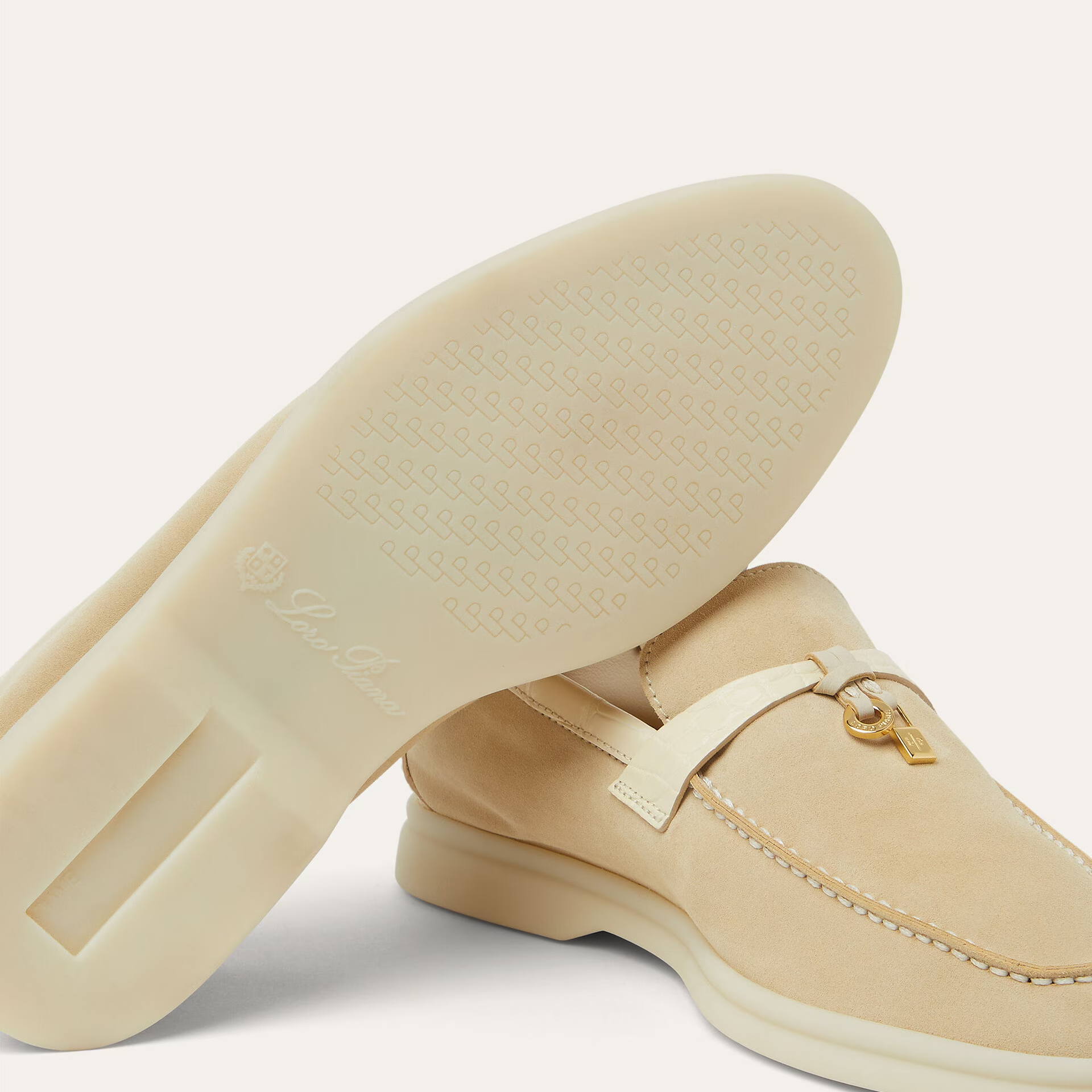 Loro Piana Summer Charms Walk Loafer in Suede