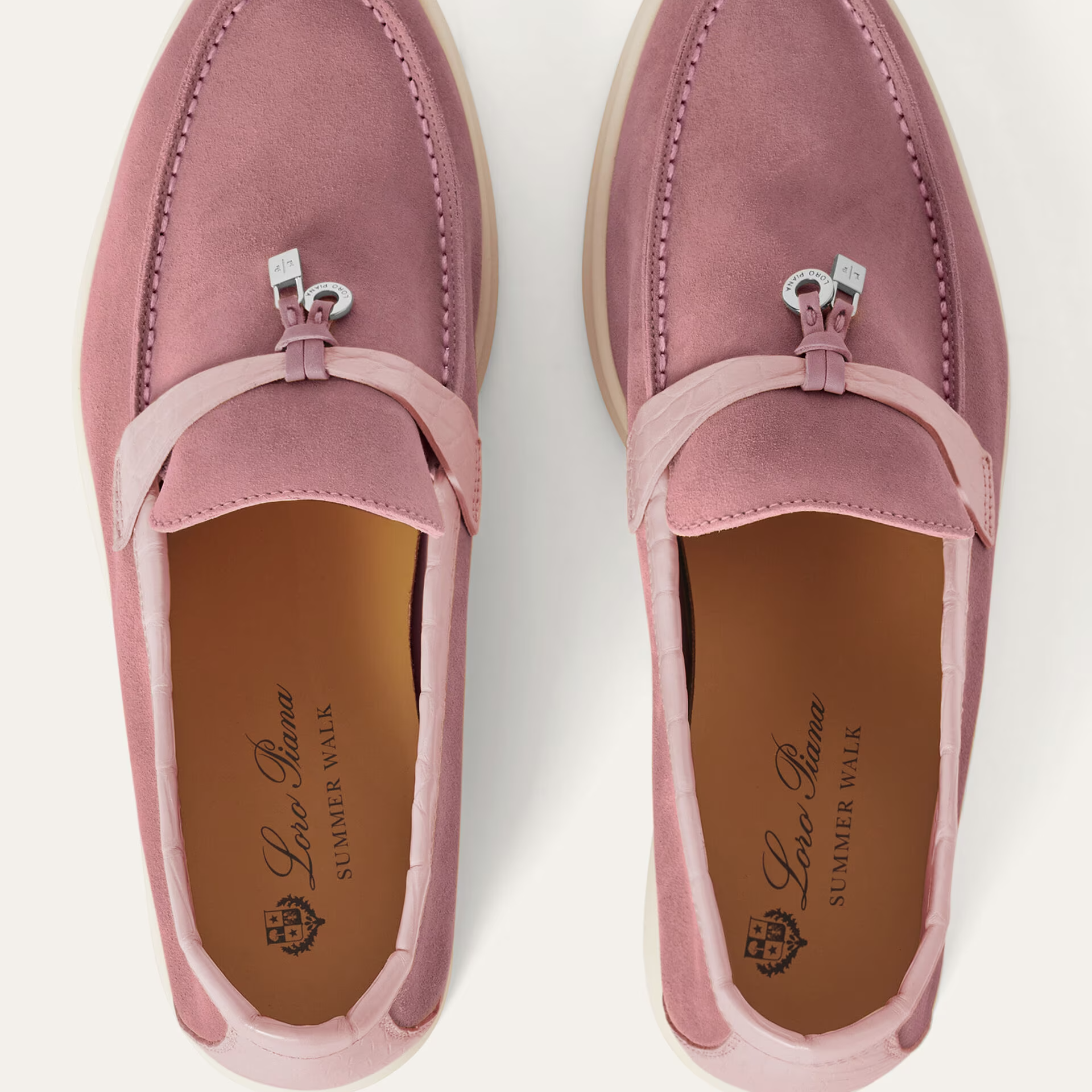 Loro Piana Summer Charms Walk Loafer in Suede