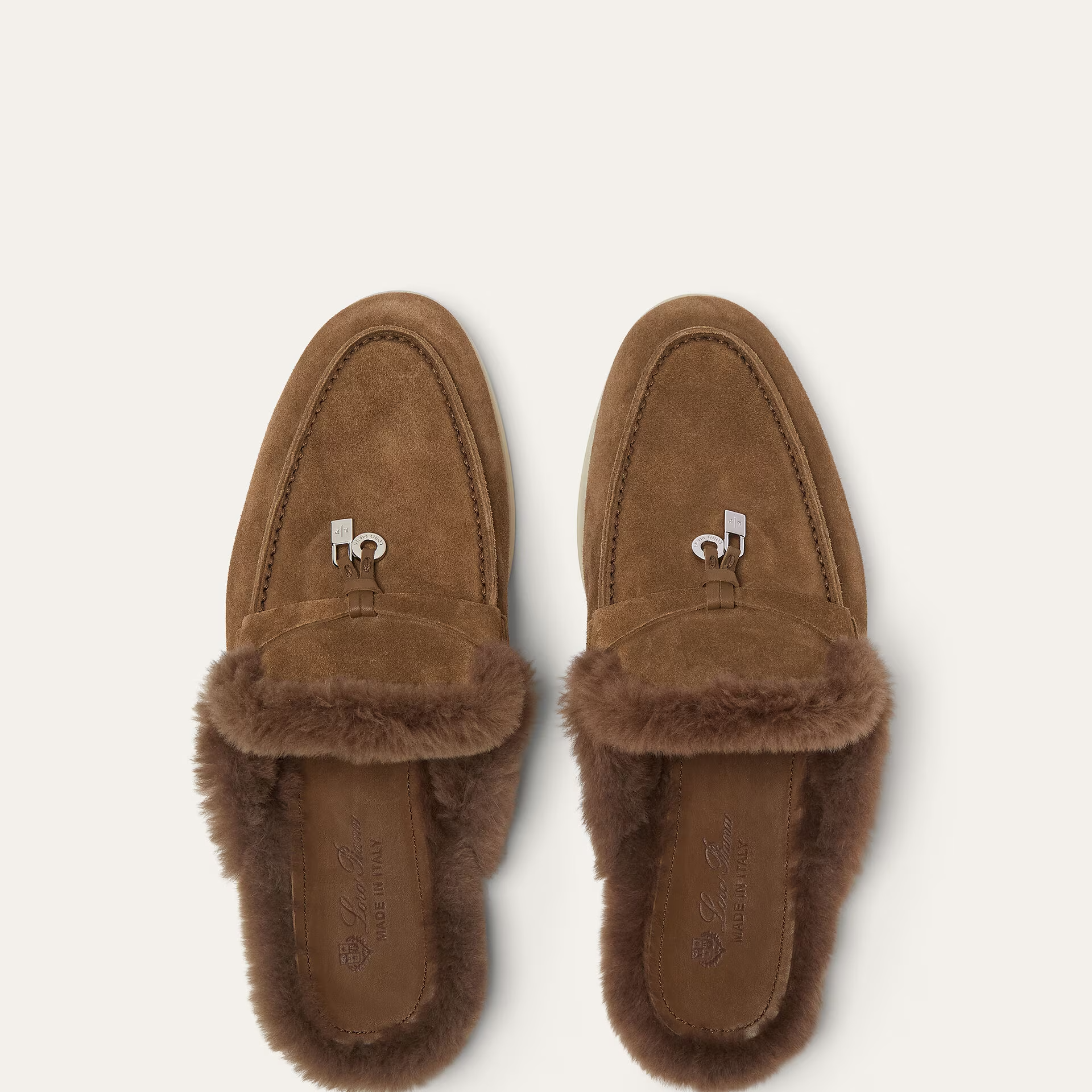 Loro Piana Charms Walk Babouche Loafer in Suede