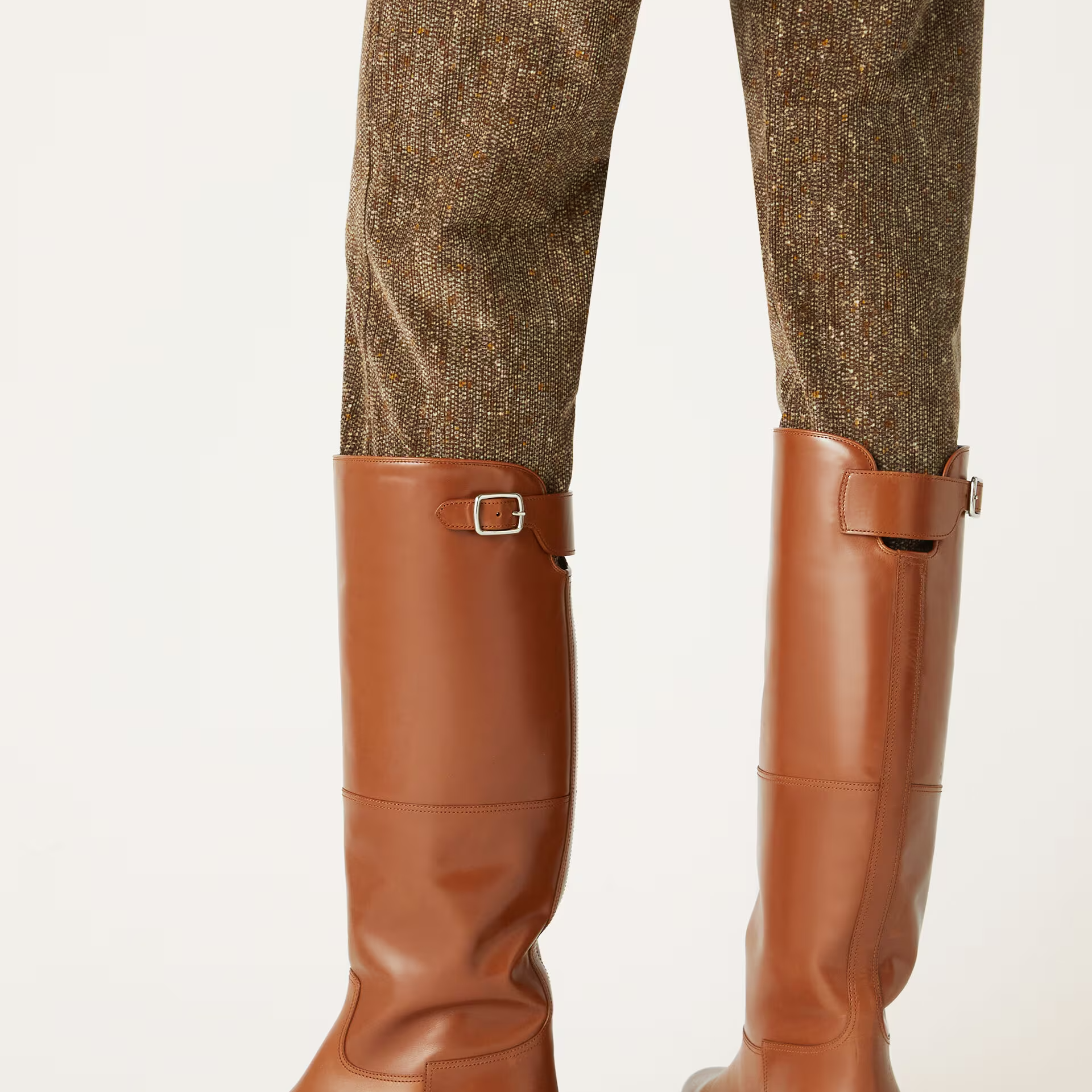 Loro Piana Lupo High Boot in Calfskin