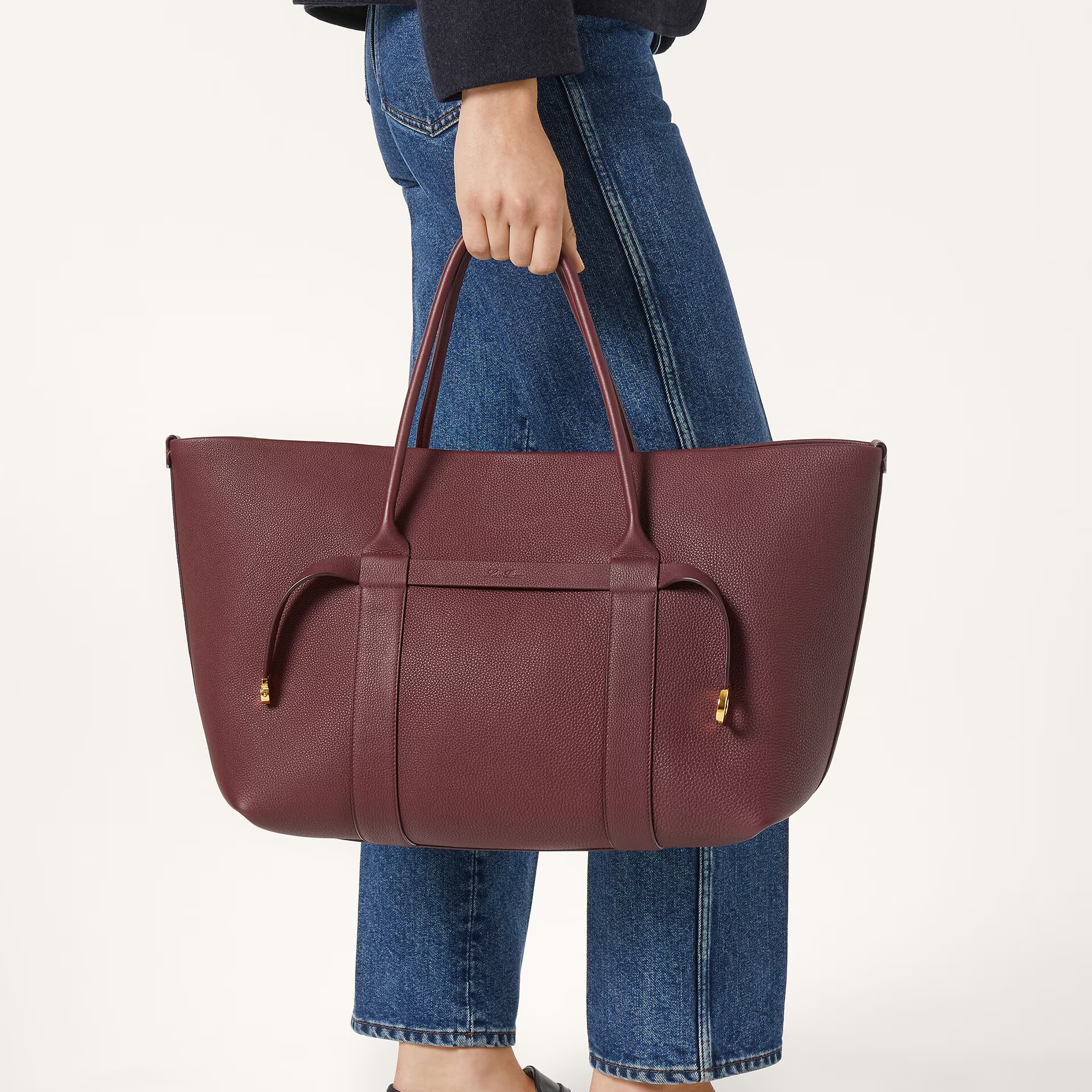 Loro Piana Ghiera Shopper Large in Calfskin