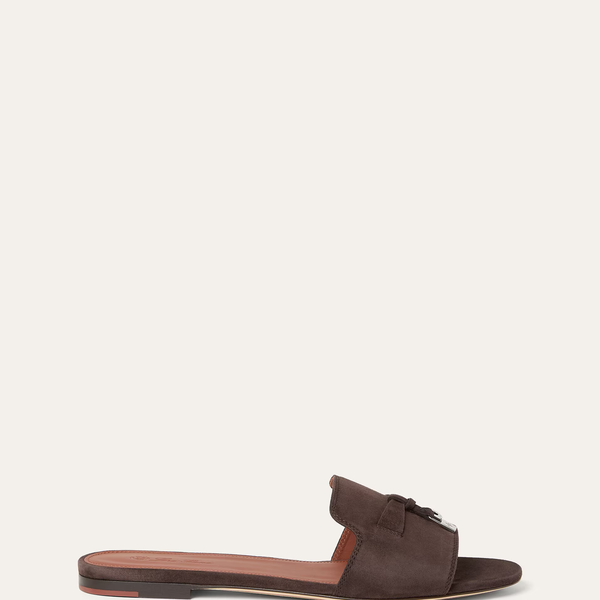 Loro Piana Summer Charms Sandal in Suede Goatskin