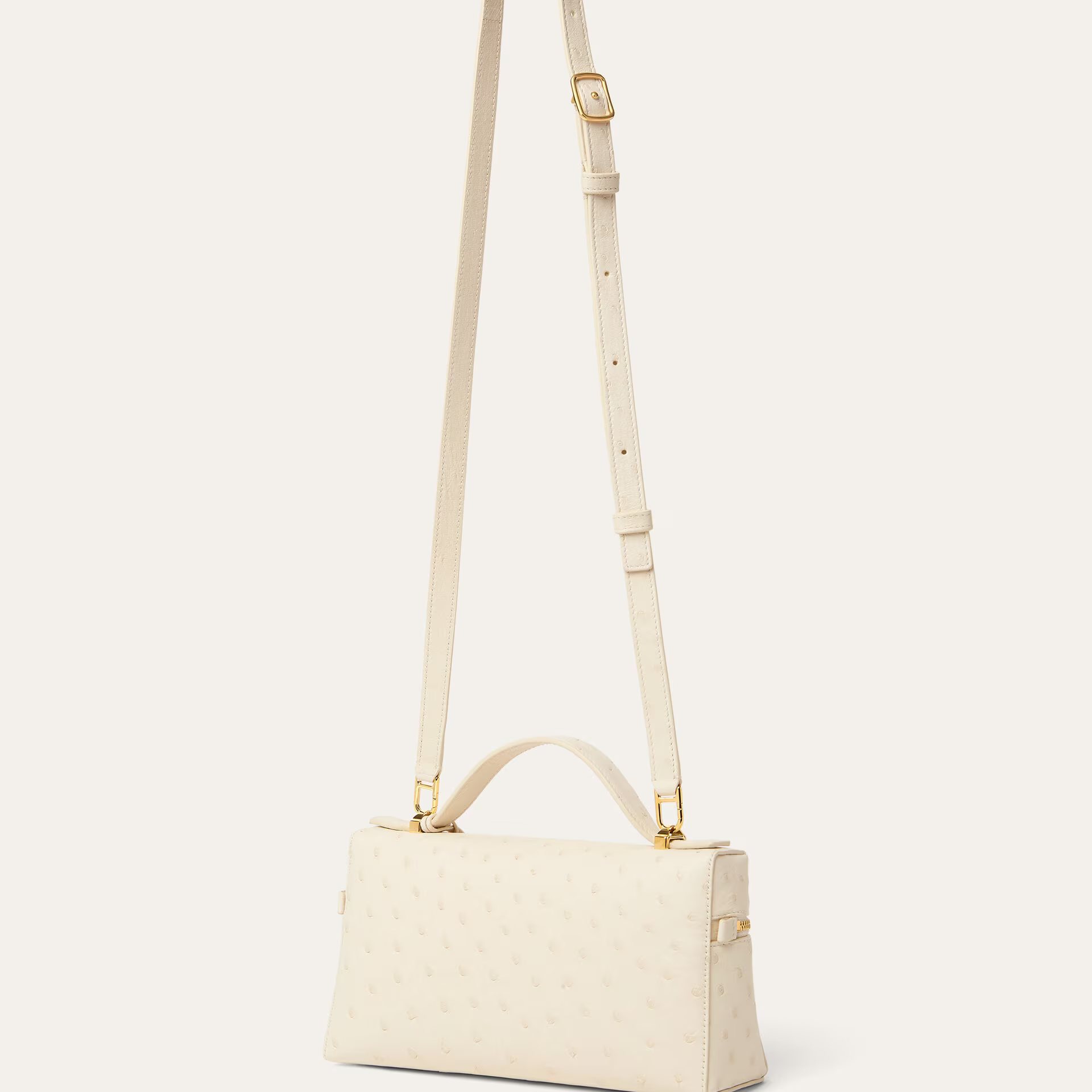 Loro Piana Extra Bag L23 in Ostrich Leather