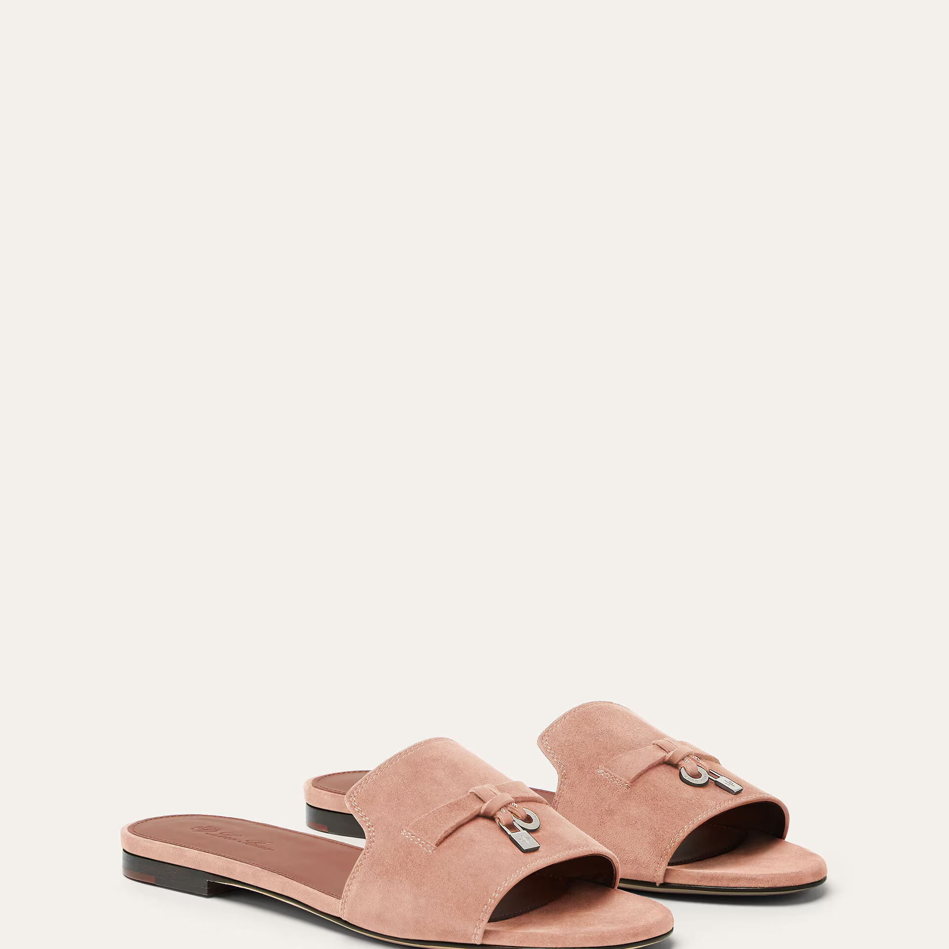 Loro Piana Summer Charms Sandal in Suede Goatskin