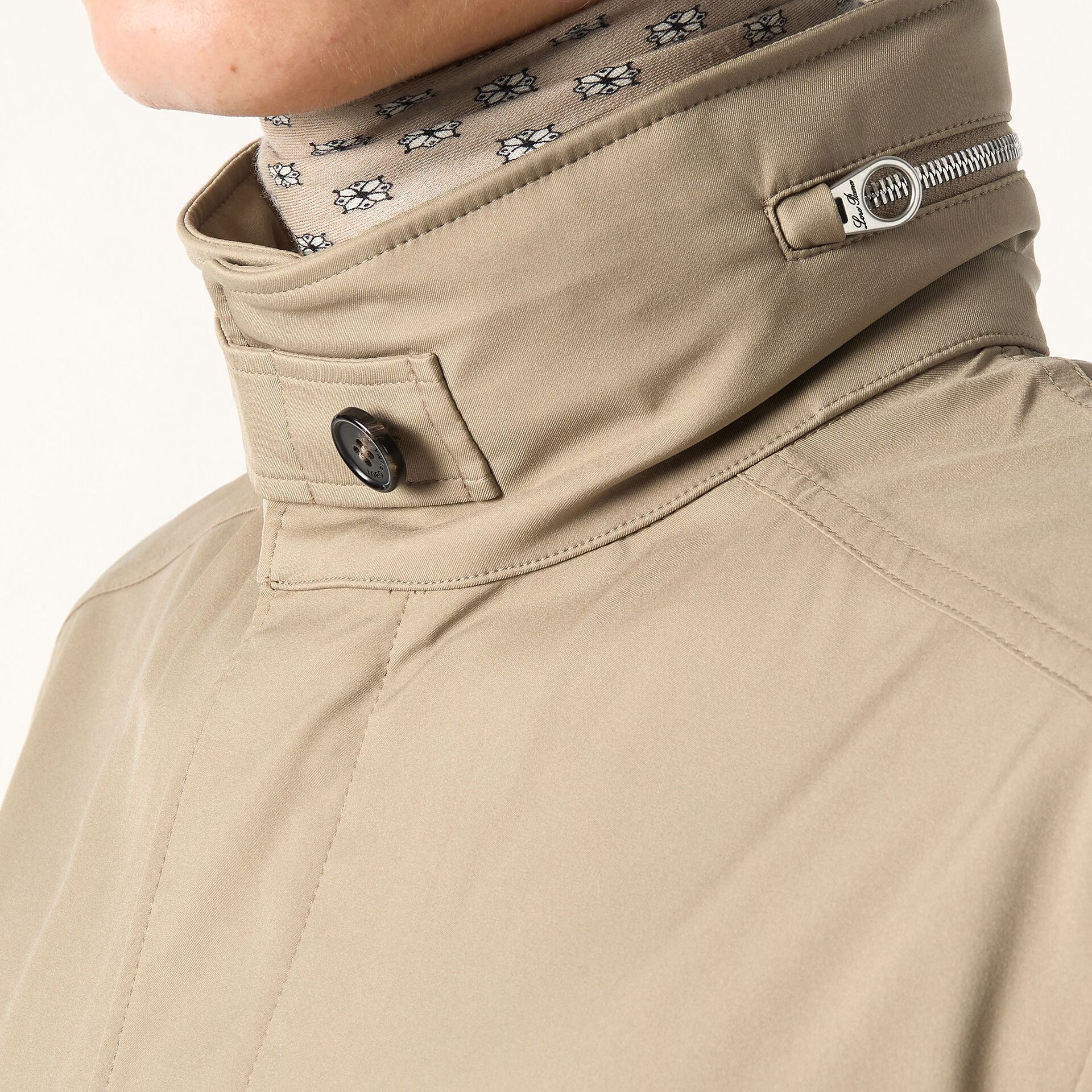 Loro Piana Traveller Field Jacket in Microfibre - Storm System®